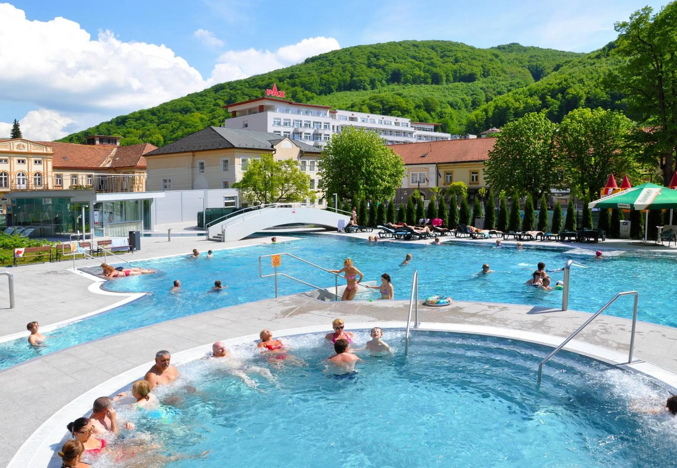 Swimming pool in Hotel Margit