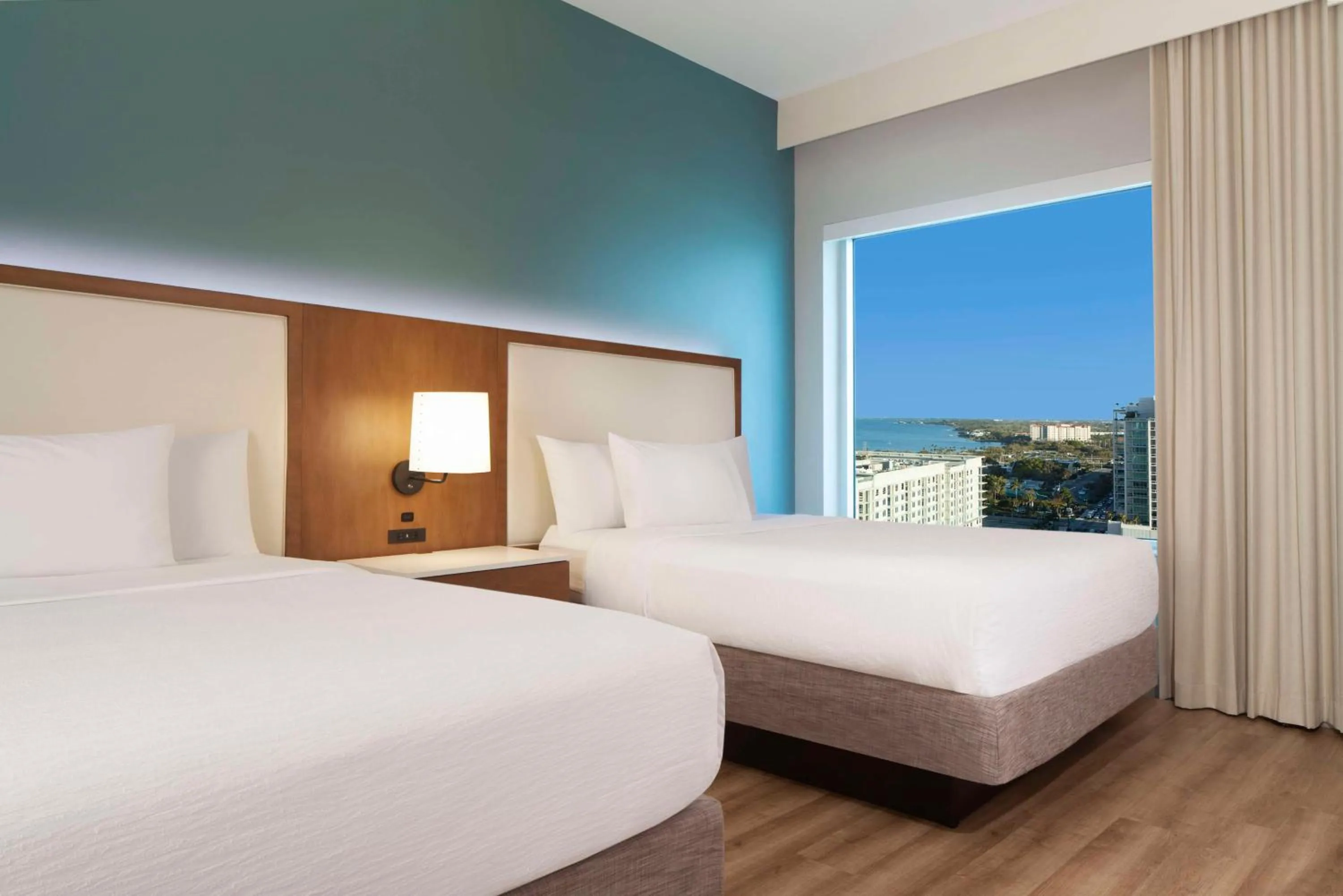 Bed in Embassy Suites By Hilton Sarasota