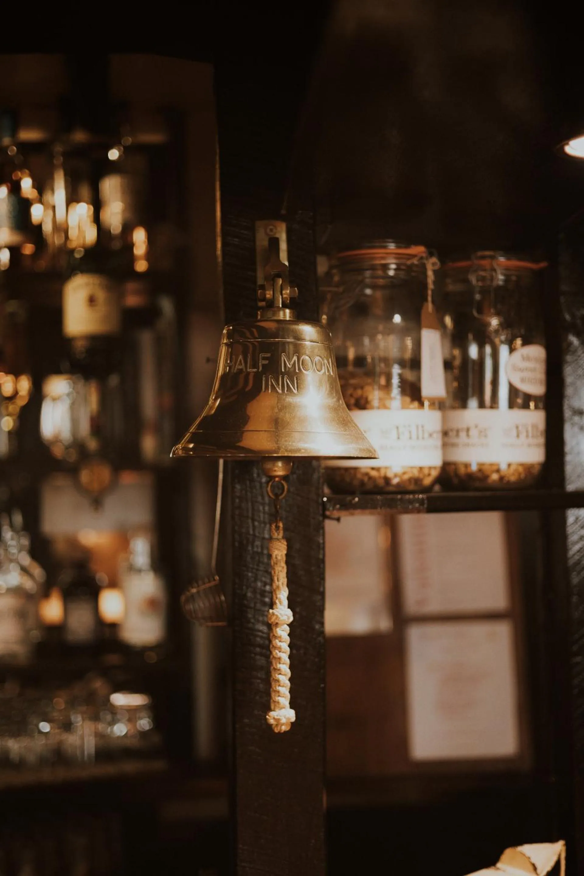 Lounge or bar in The Half Moon Inn