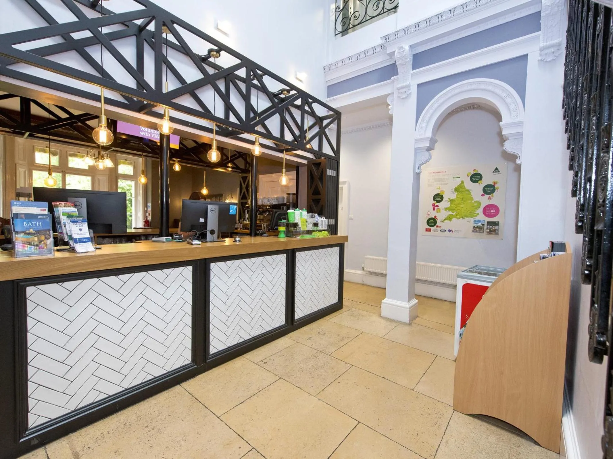Lobby or reception in YHA Bath