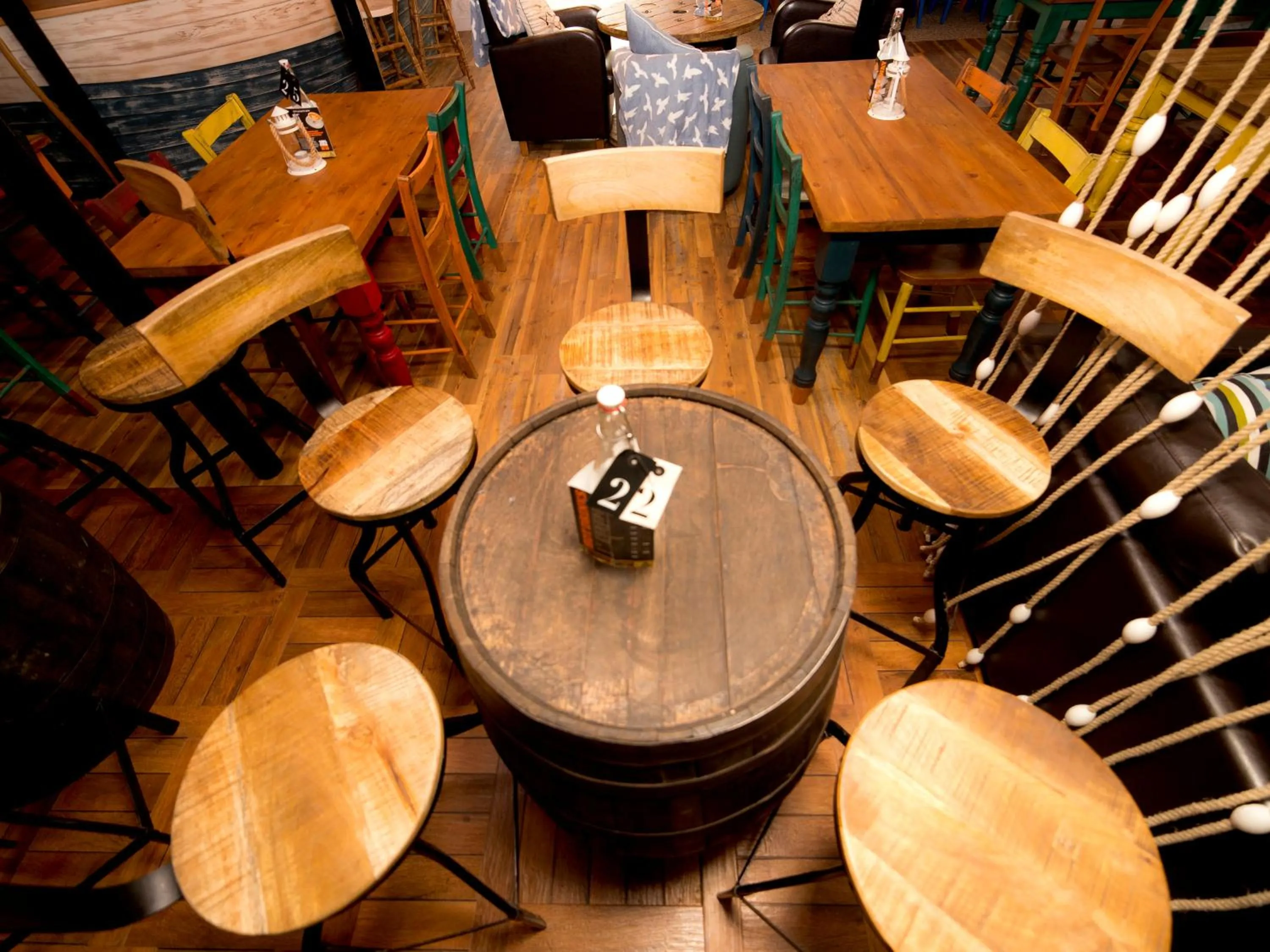 Dining area in YHA Boggle Hole