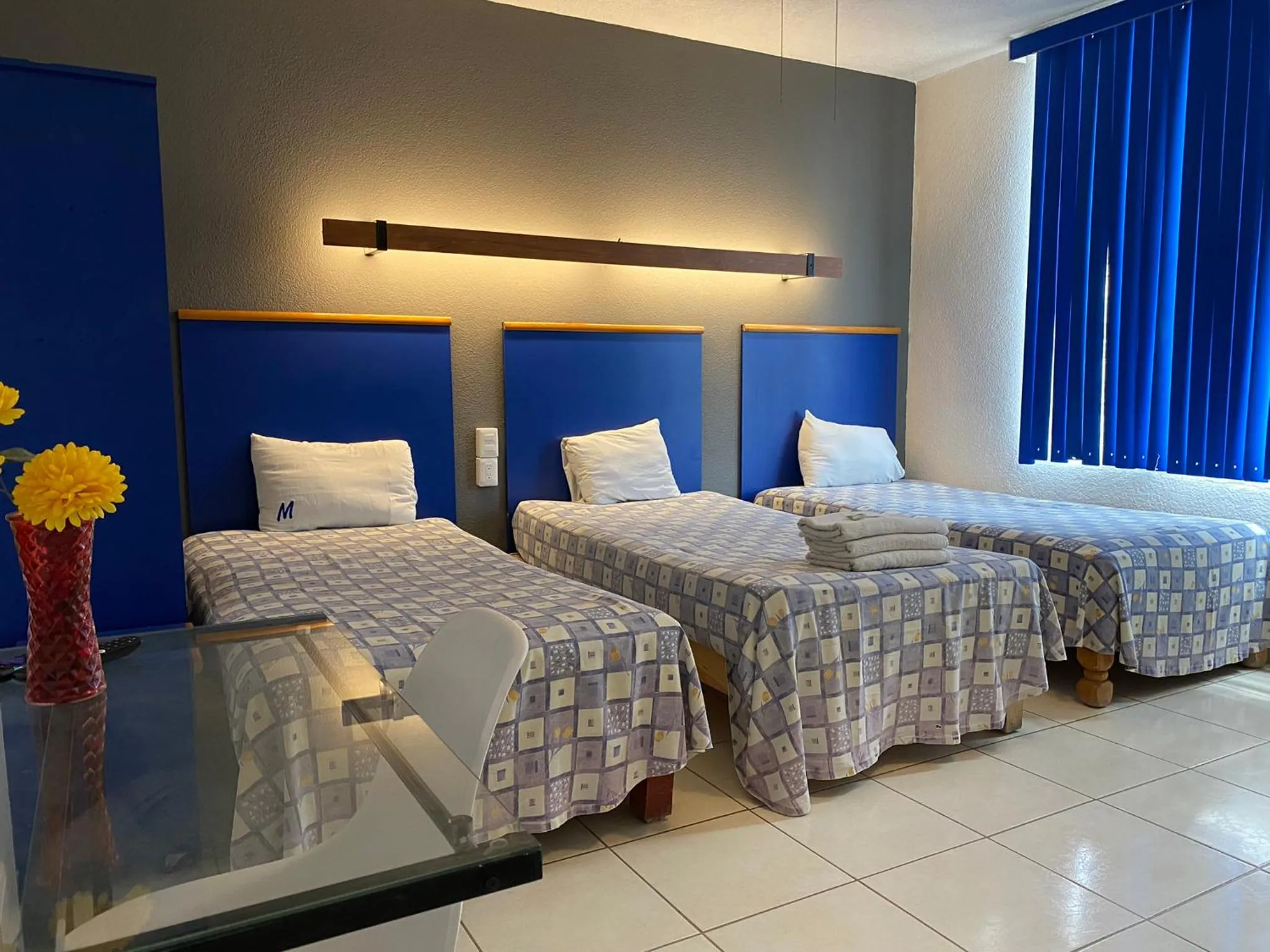 Bed in Hotel H Americas