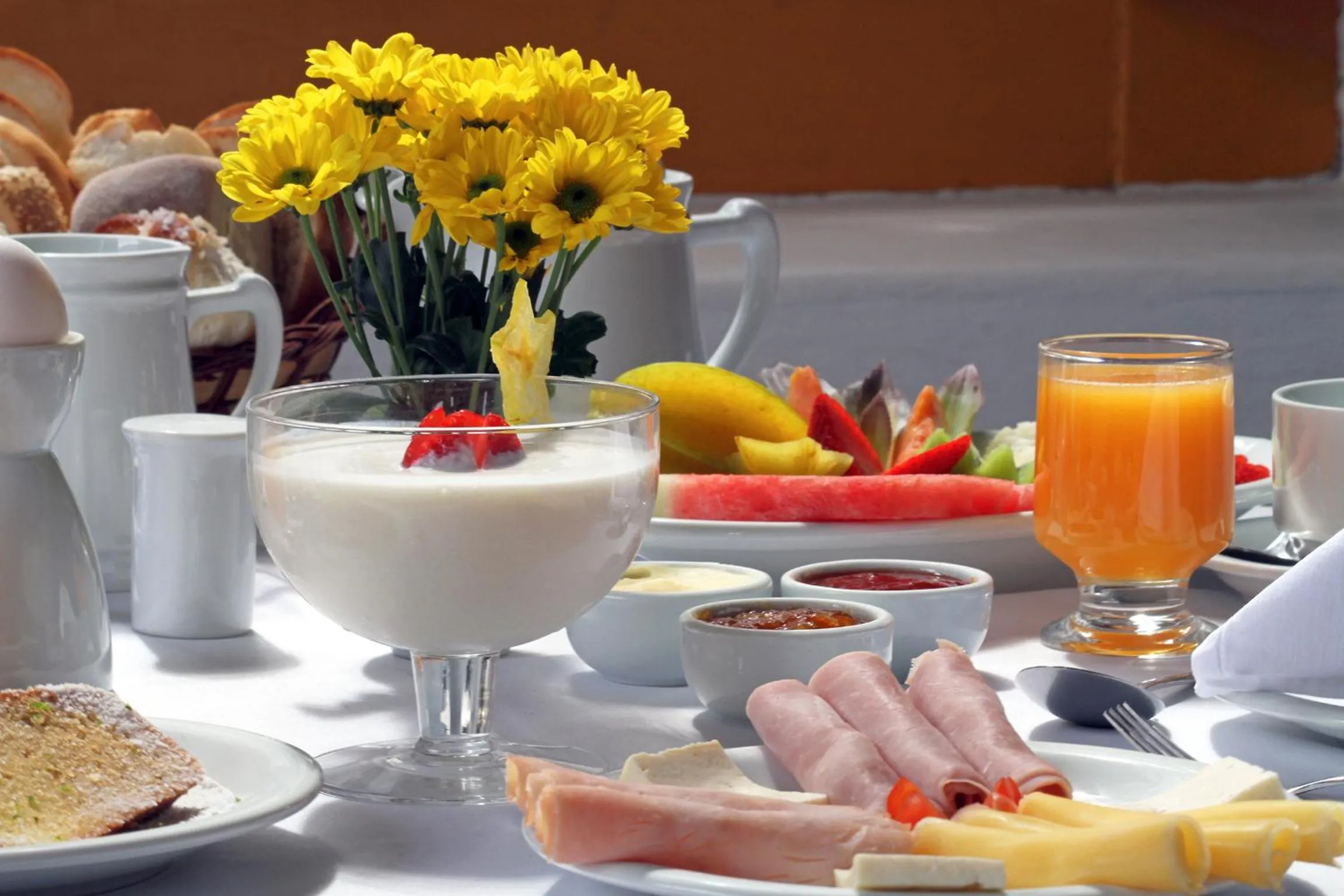 Food and drinks in Pousada do Ouro