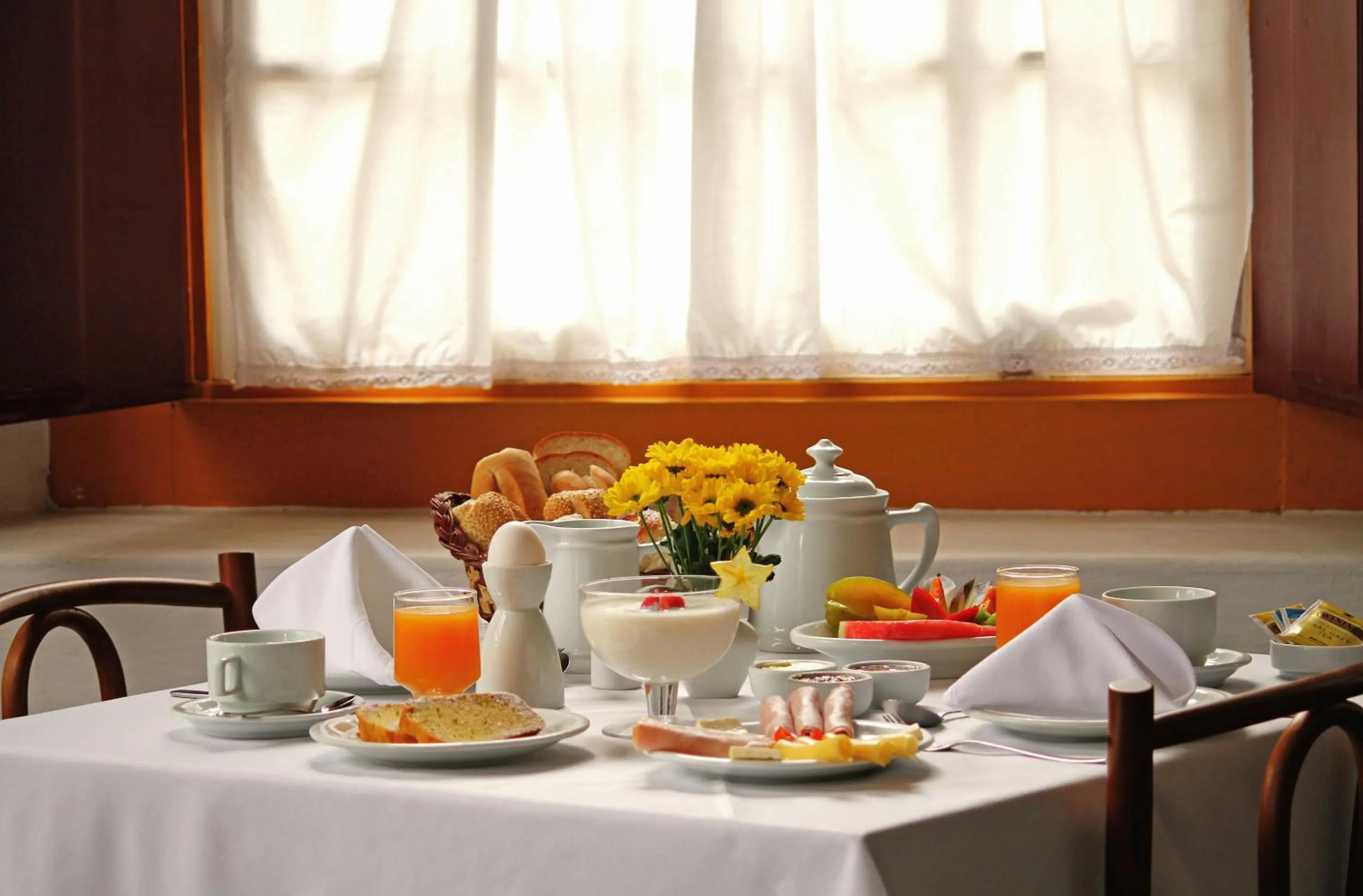 Food and drinks in Pousada do Ouro