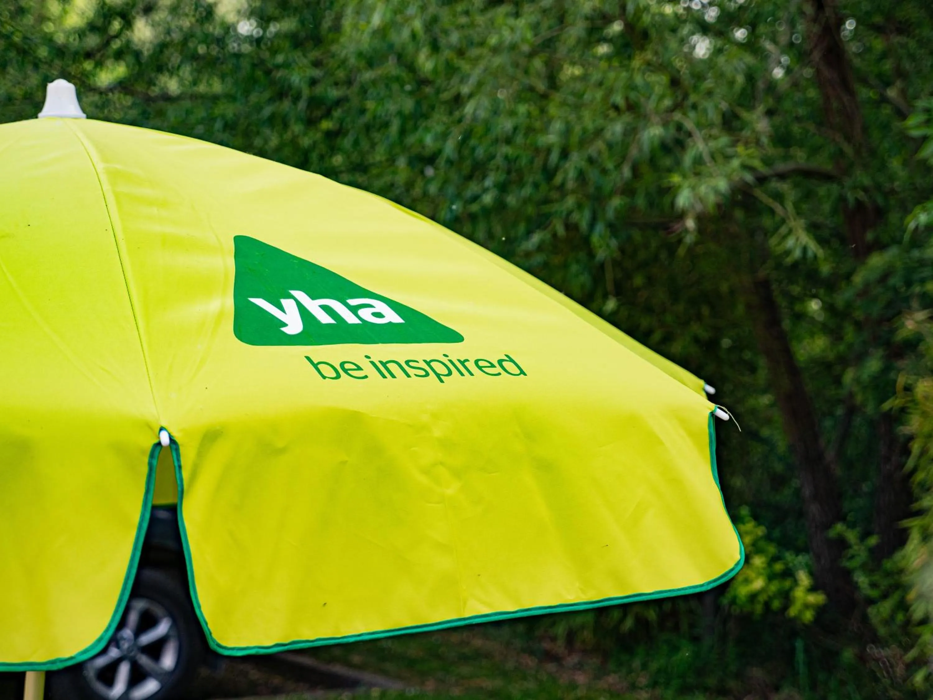 Garden in YHA London Lee Valley