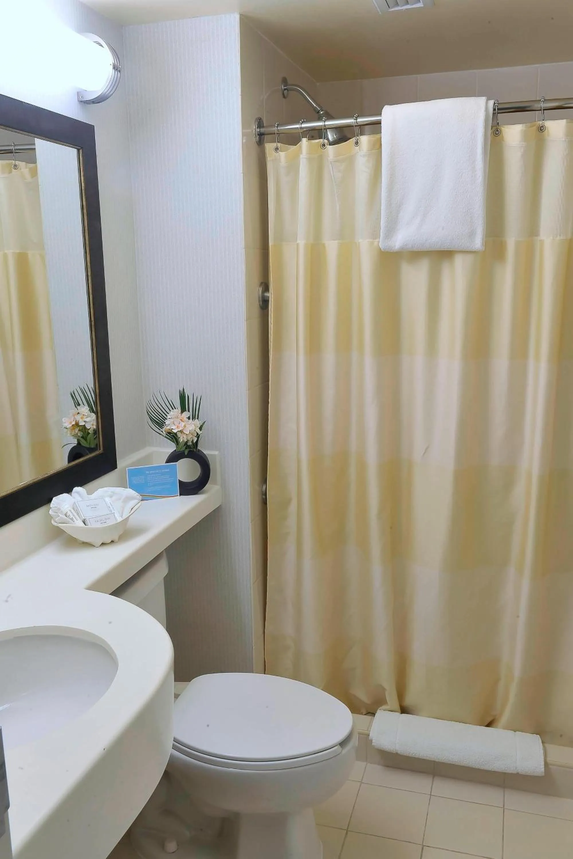 Shower in Wyndham Garden Monterrey Aeropuerto