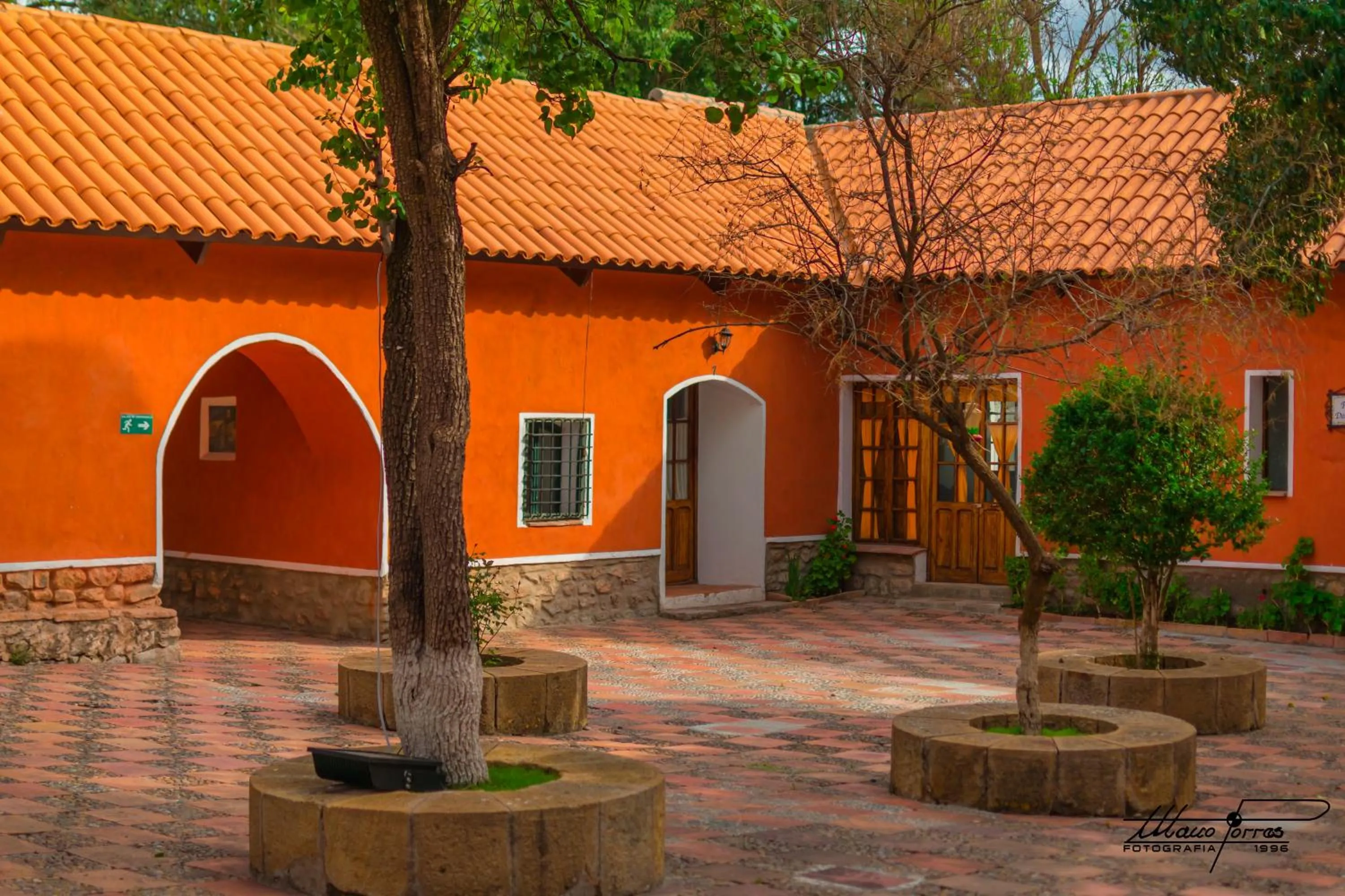 Patio in Hotel Museo Cayara
