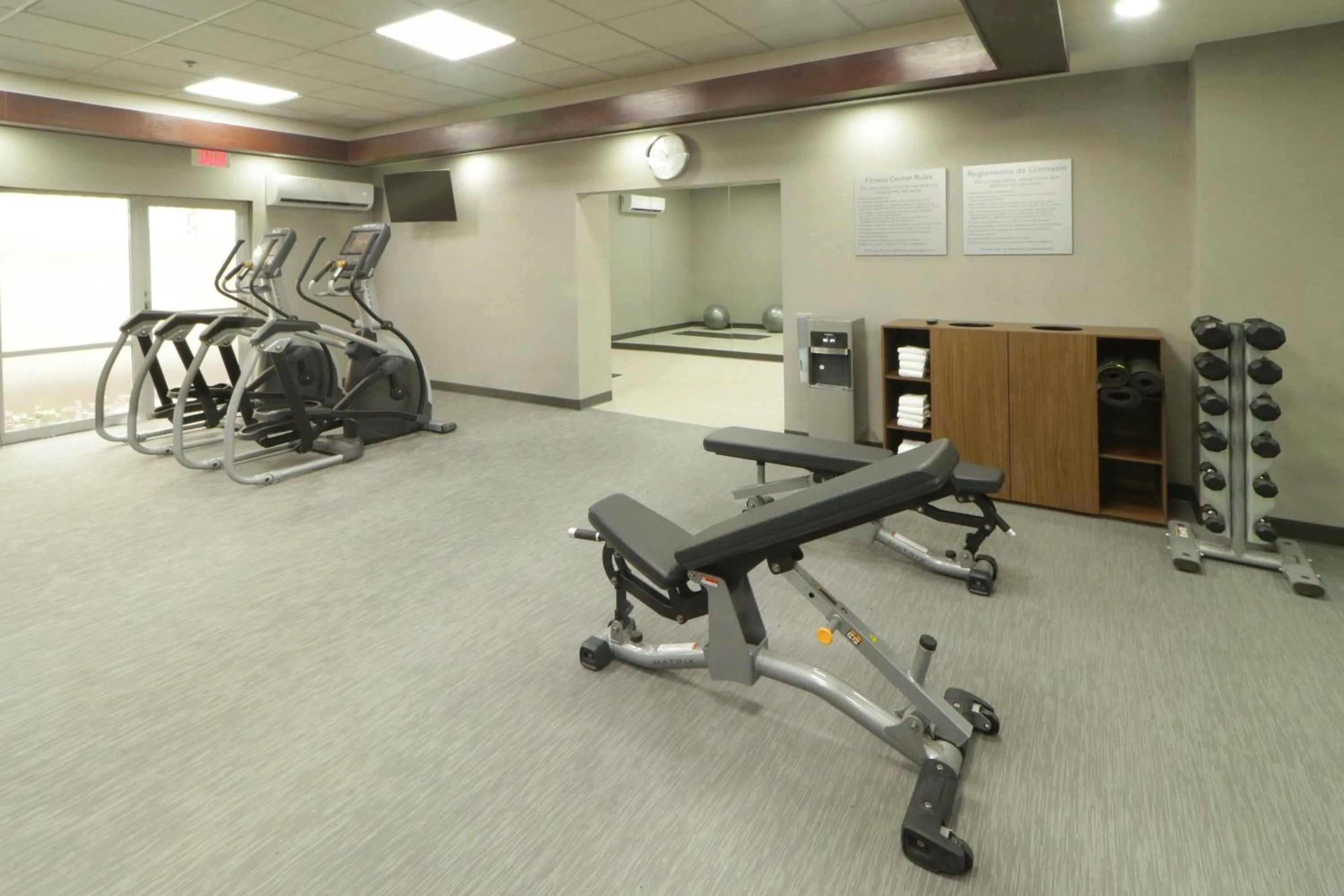 Fitness centre/facilities in Courtyard Monterrey Airport
