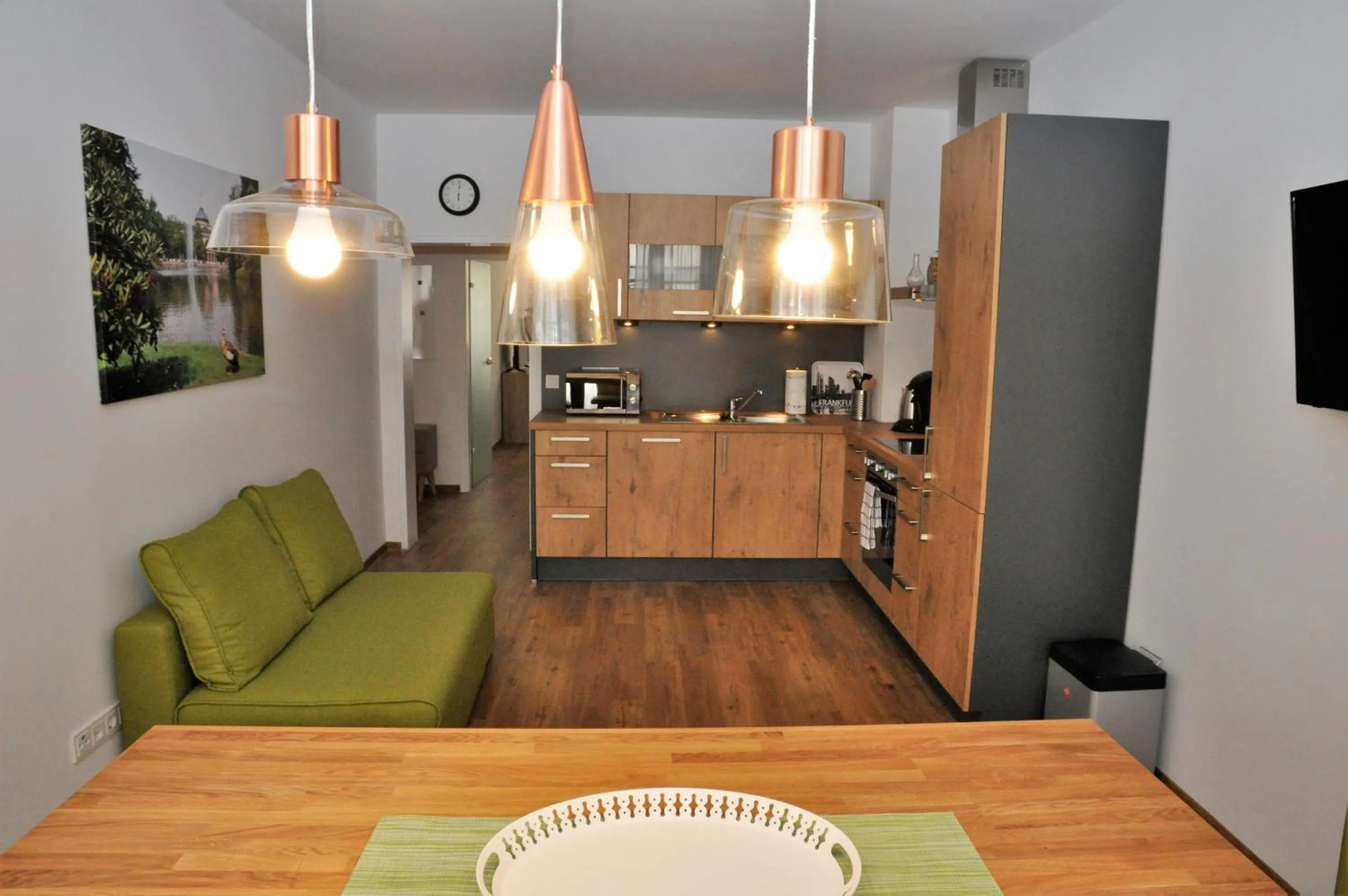 Kitchen or kitchenette in Apartment an den Quellen