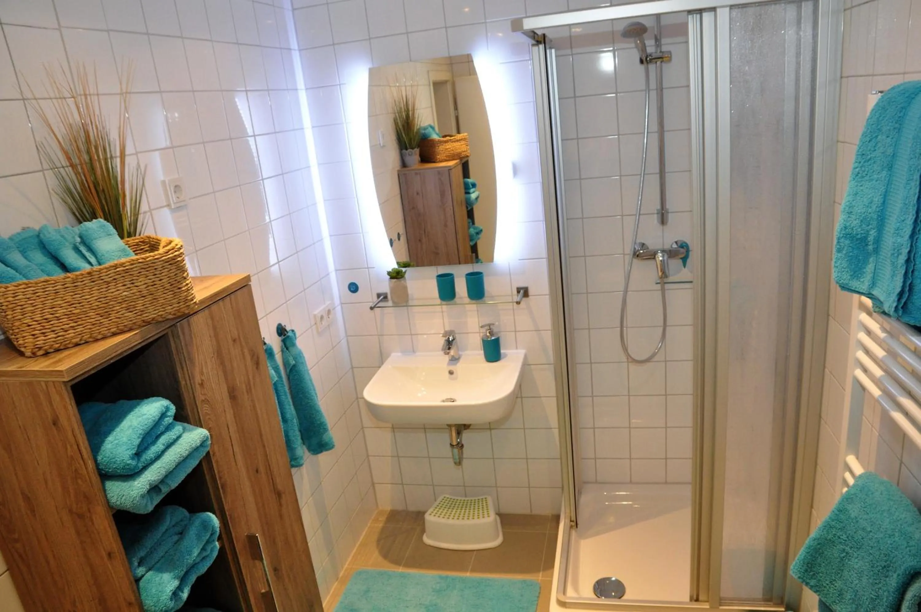 Bathroom in Apartment an den Quellen