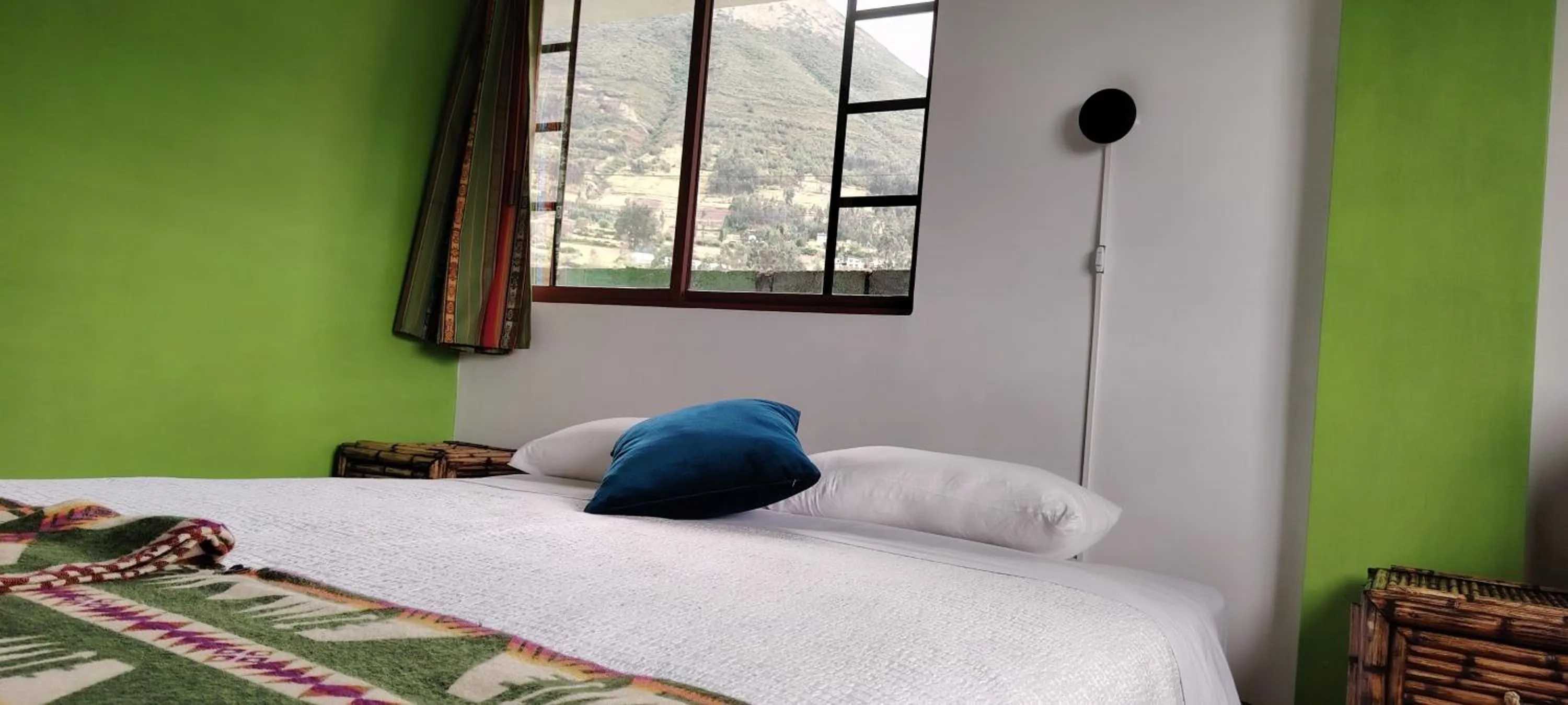 Garden view, Bed in Green House Araque Inn