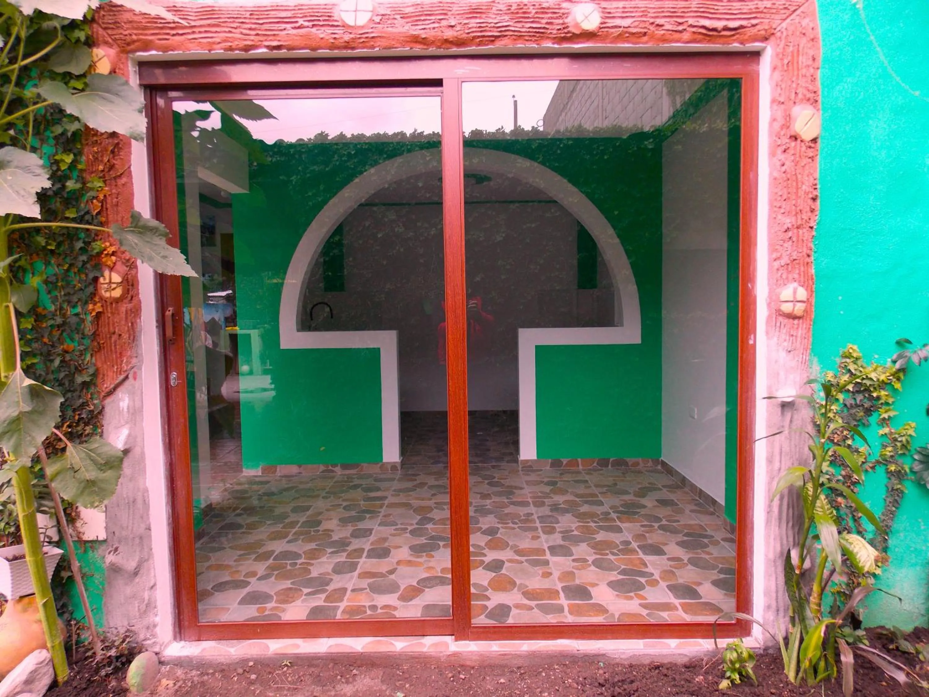 Kitchen or kitchenette in Green House Araque Inn
