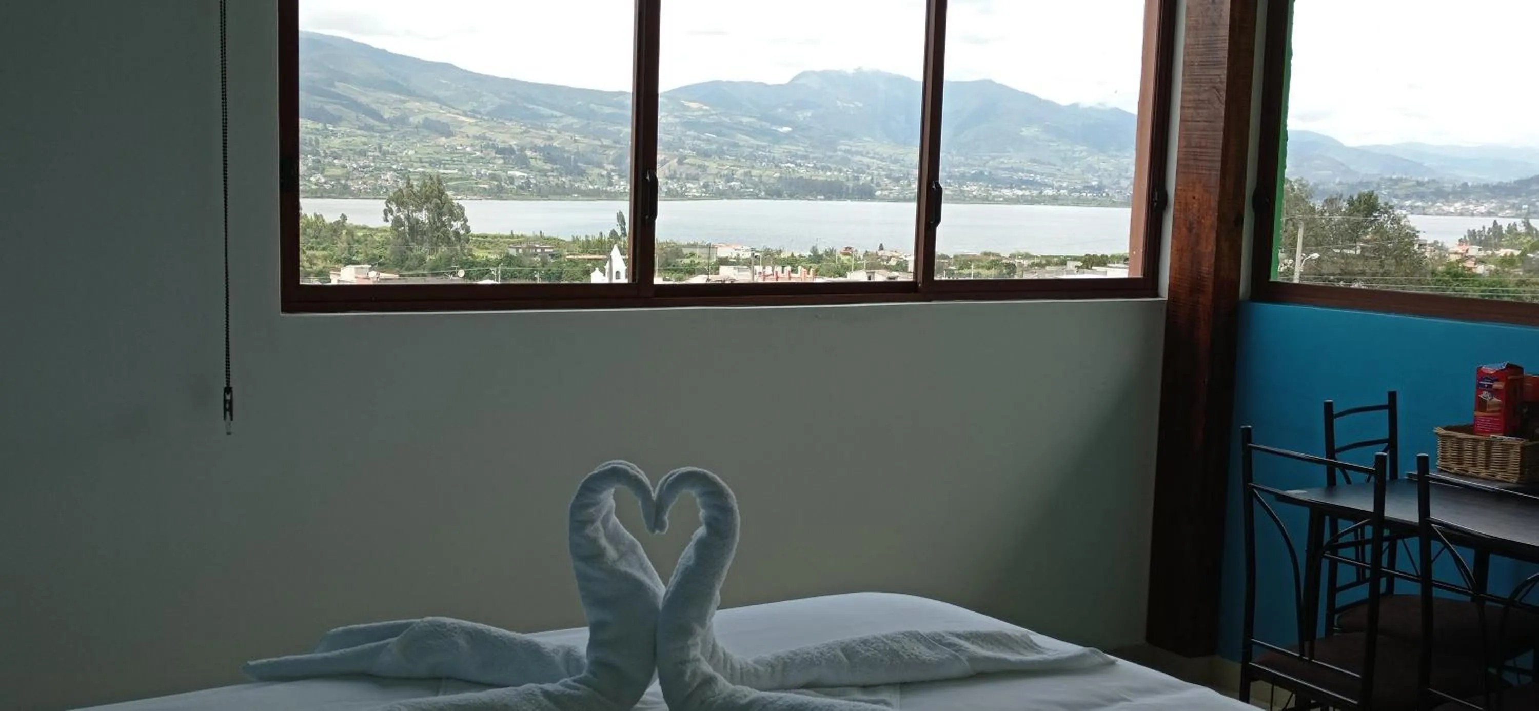 Lake view, Bed in Green House Araque Inn