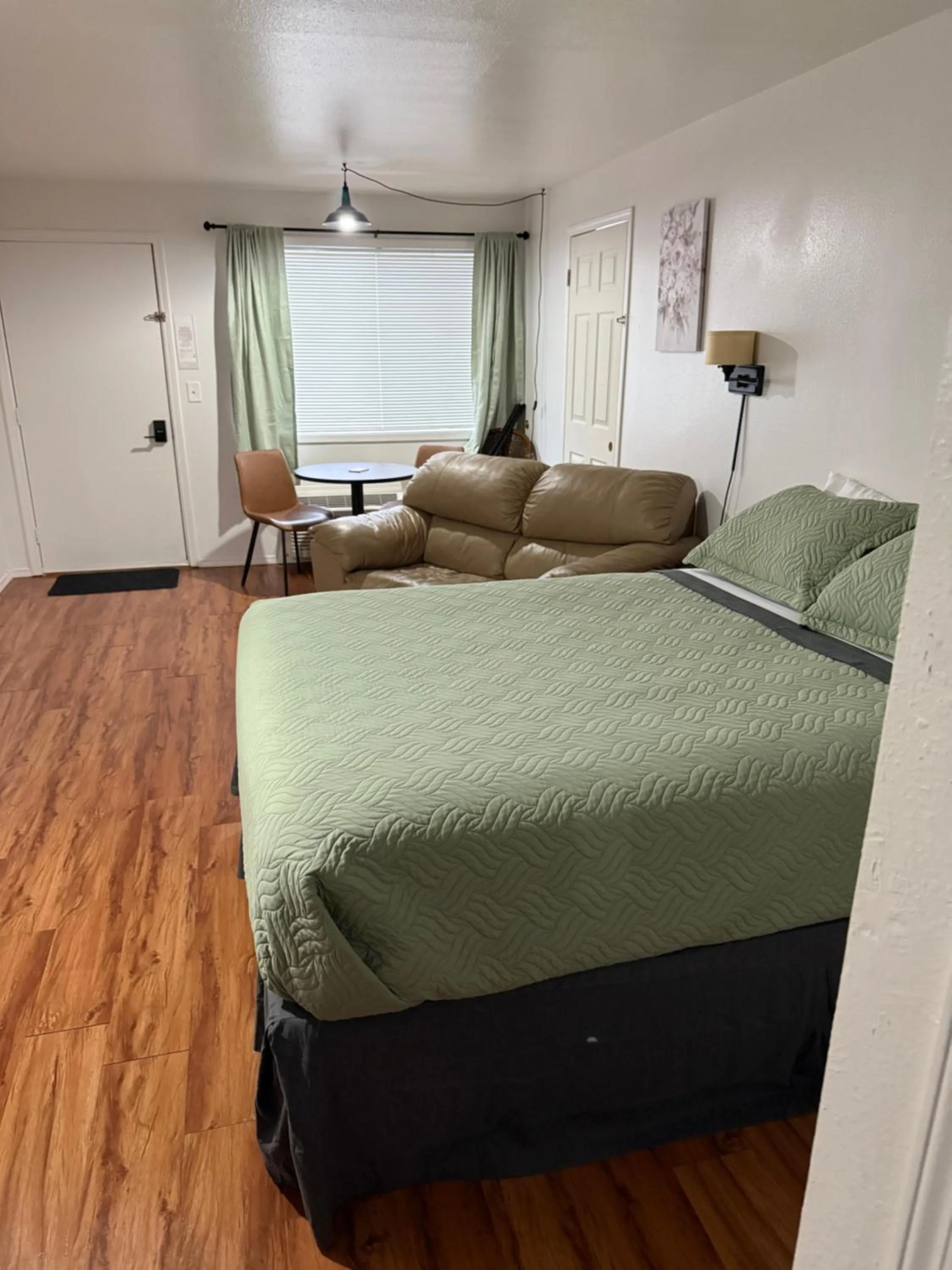 Bed in State Street Motel