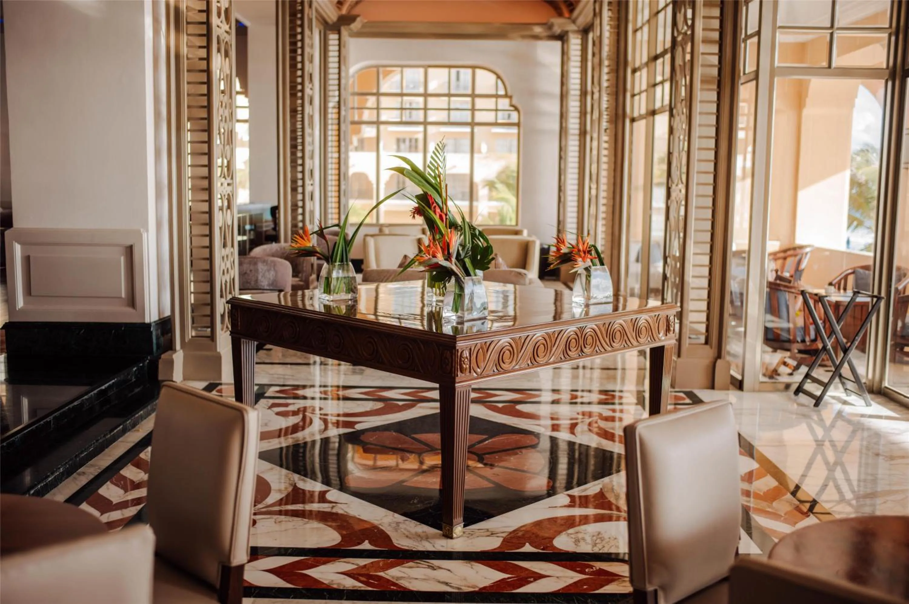 On site in Kempinski Hotel Cancun