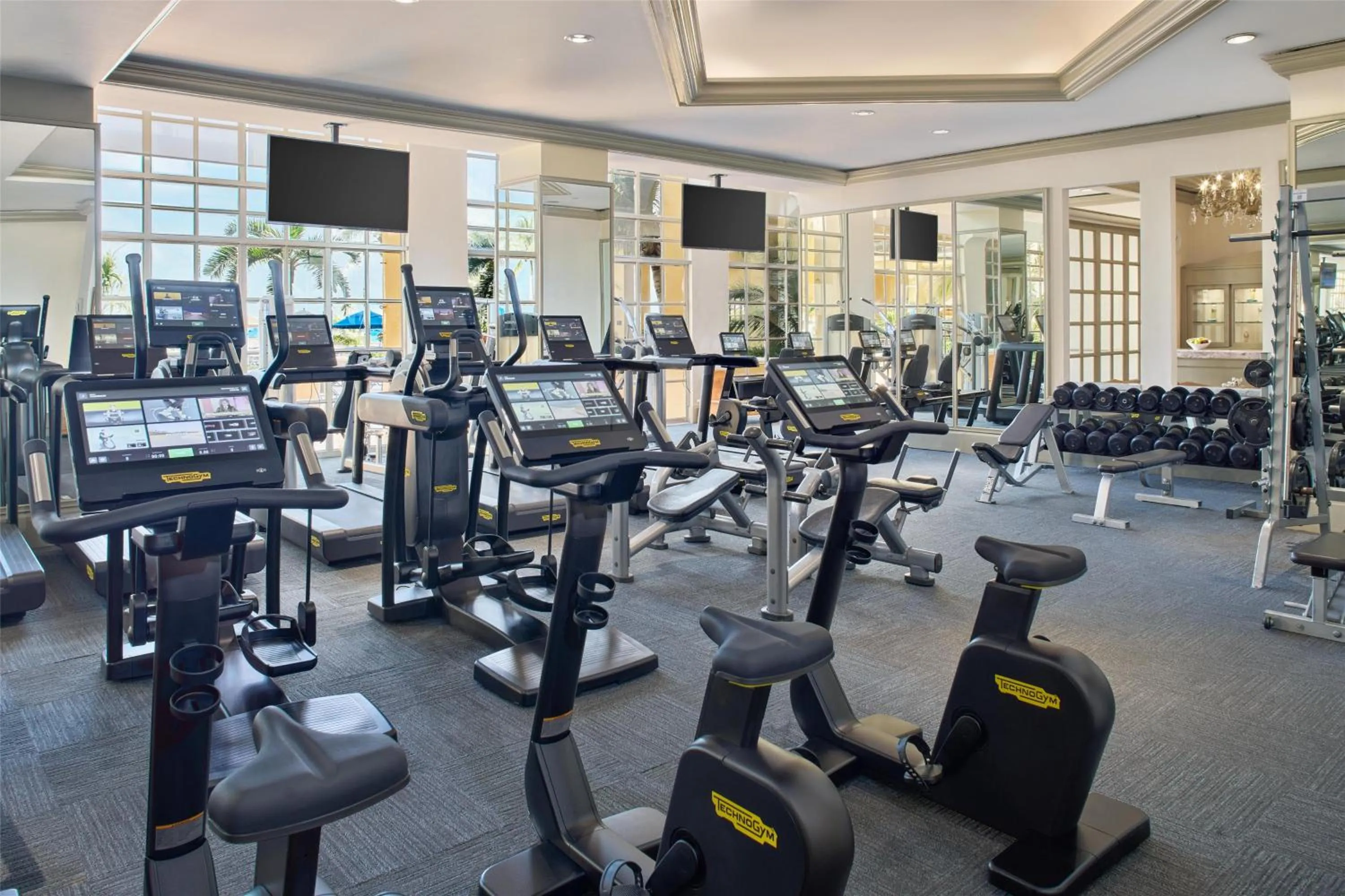 Fitness centre/facilities in Kempinski Hotel Cancun
