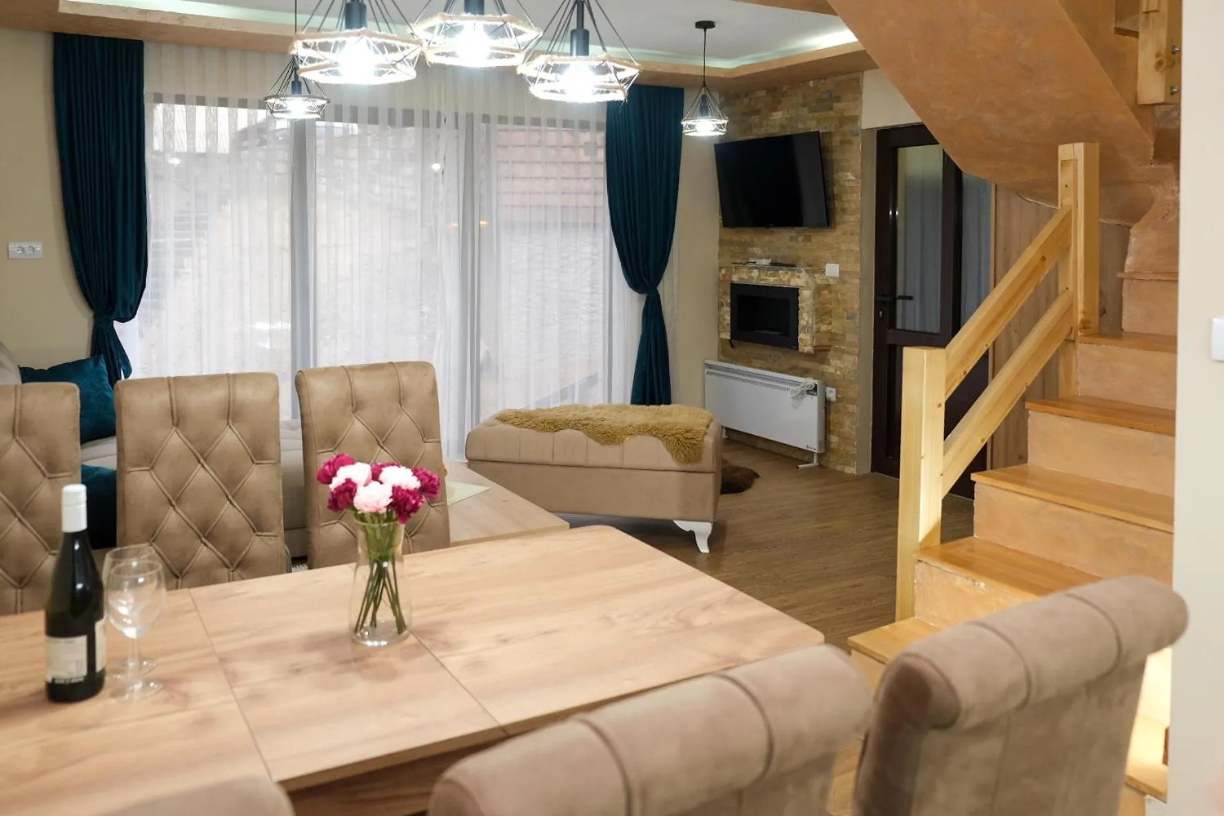 flat iron, Bed in Villa Zagorka and mountain houses A, M, D
