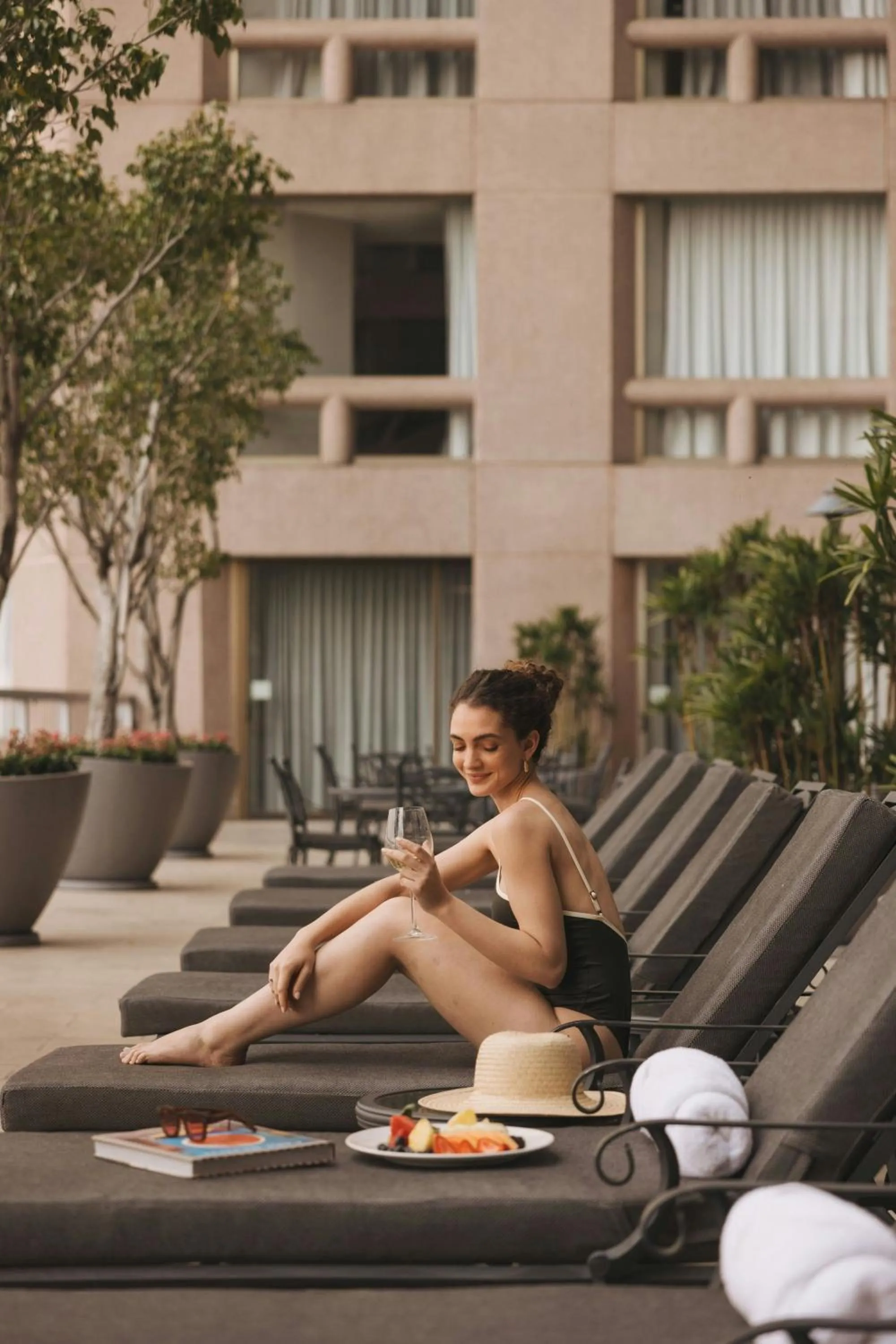 Swimming pool in JW Marriott Hotel Mexico City Polanco