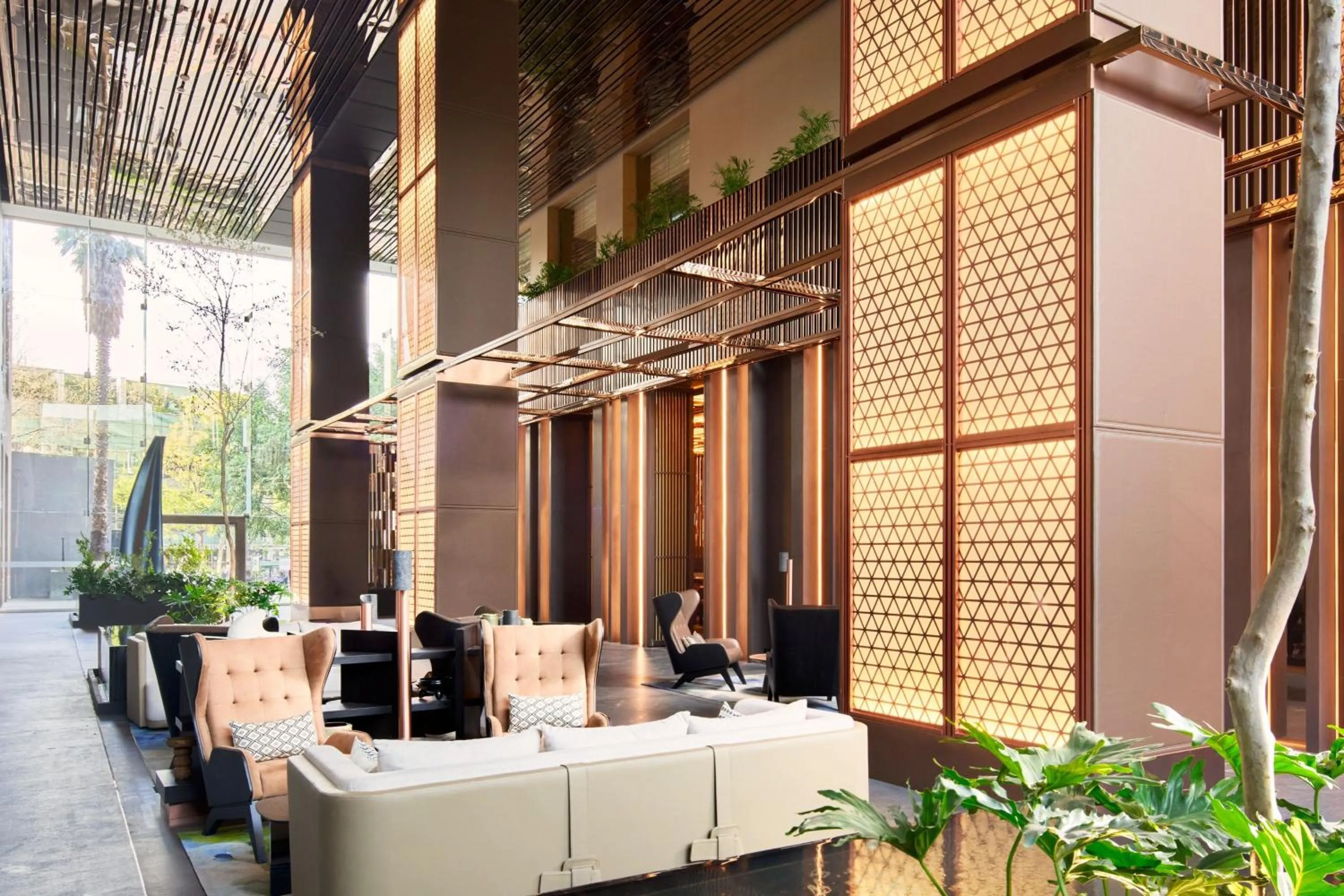 Lobby or reception in JW Marriott Hotel Mexico City Polanco