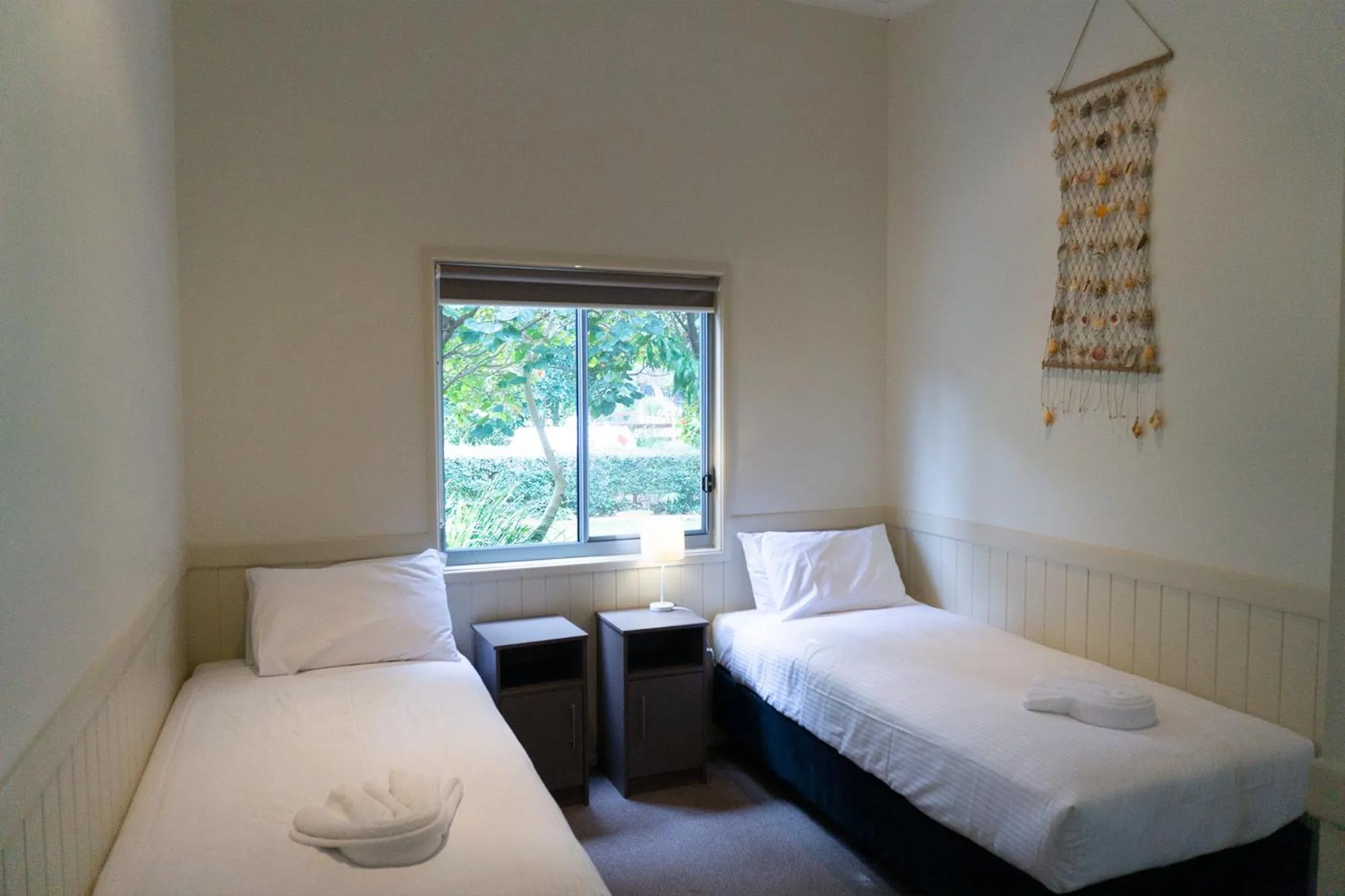 Bed in Fingal Bay Holiday Park