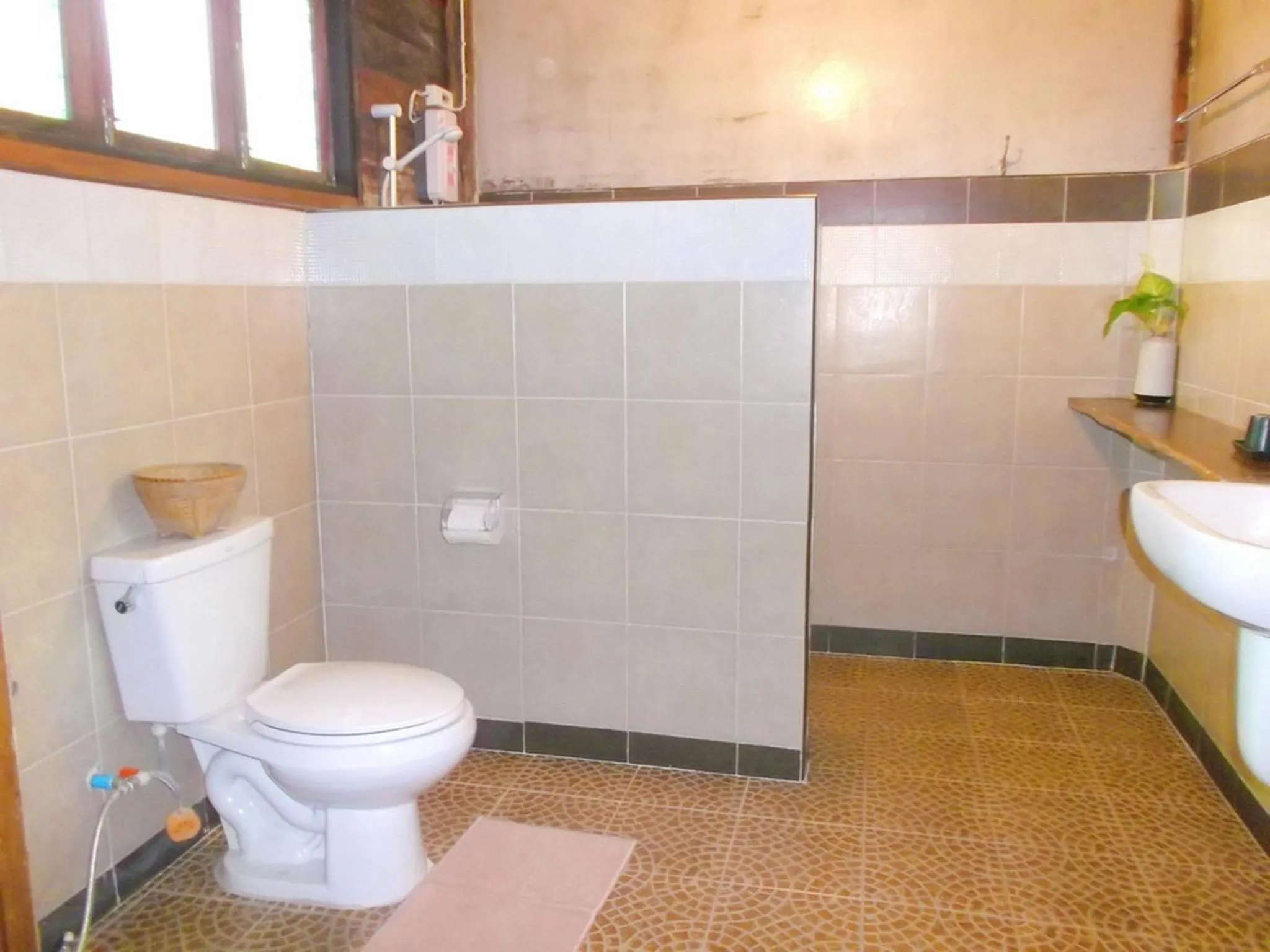 Bathroom in Baantawan Guesthouse Pai