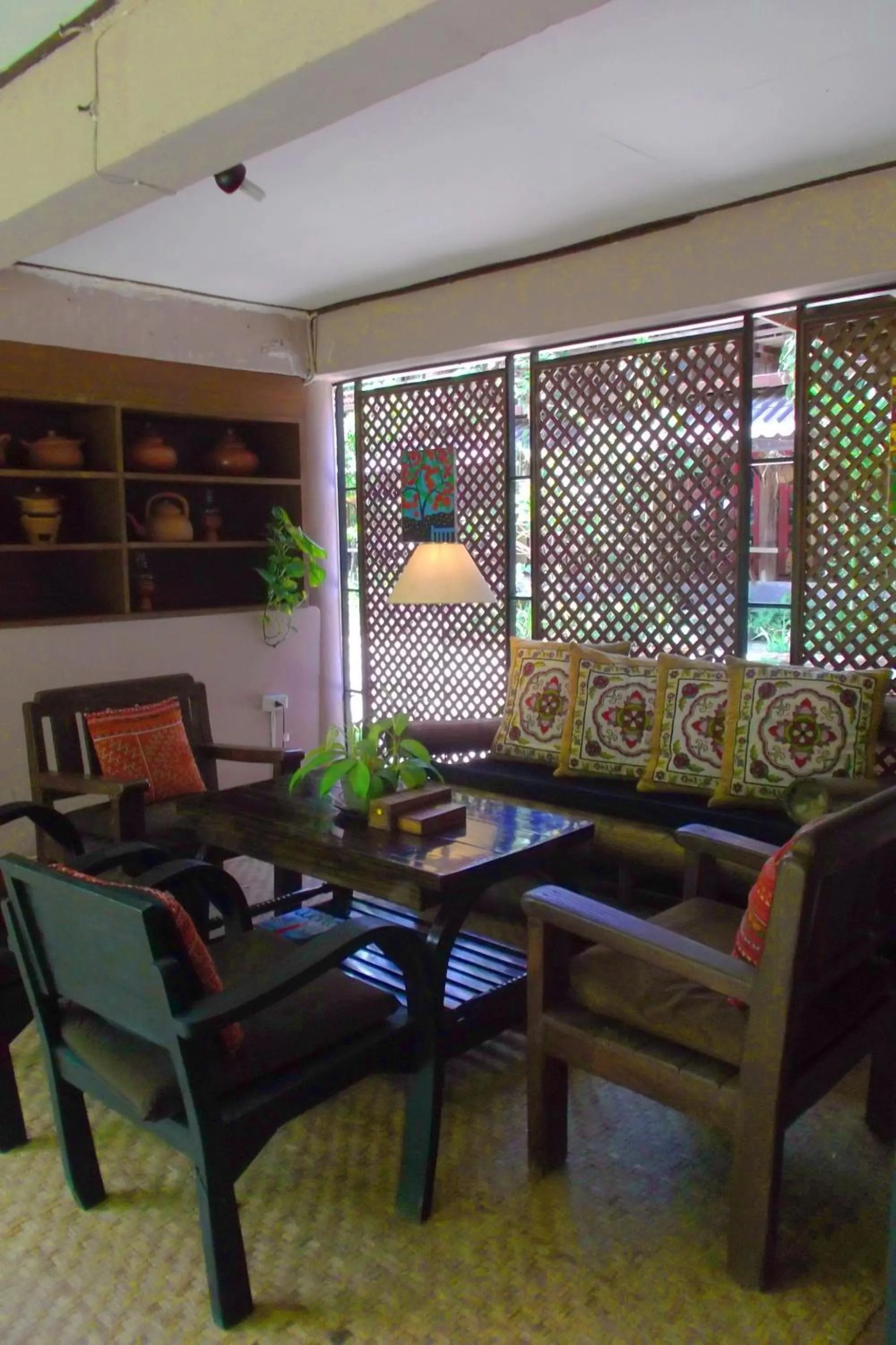 Lobby or reception in Baantawan Guesthouse Pai