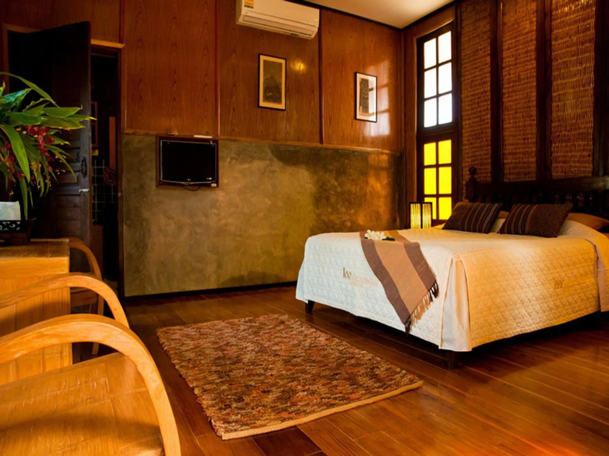 Bedroom in Baantawan Guesthouse Pai