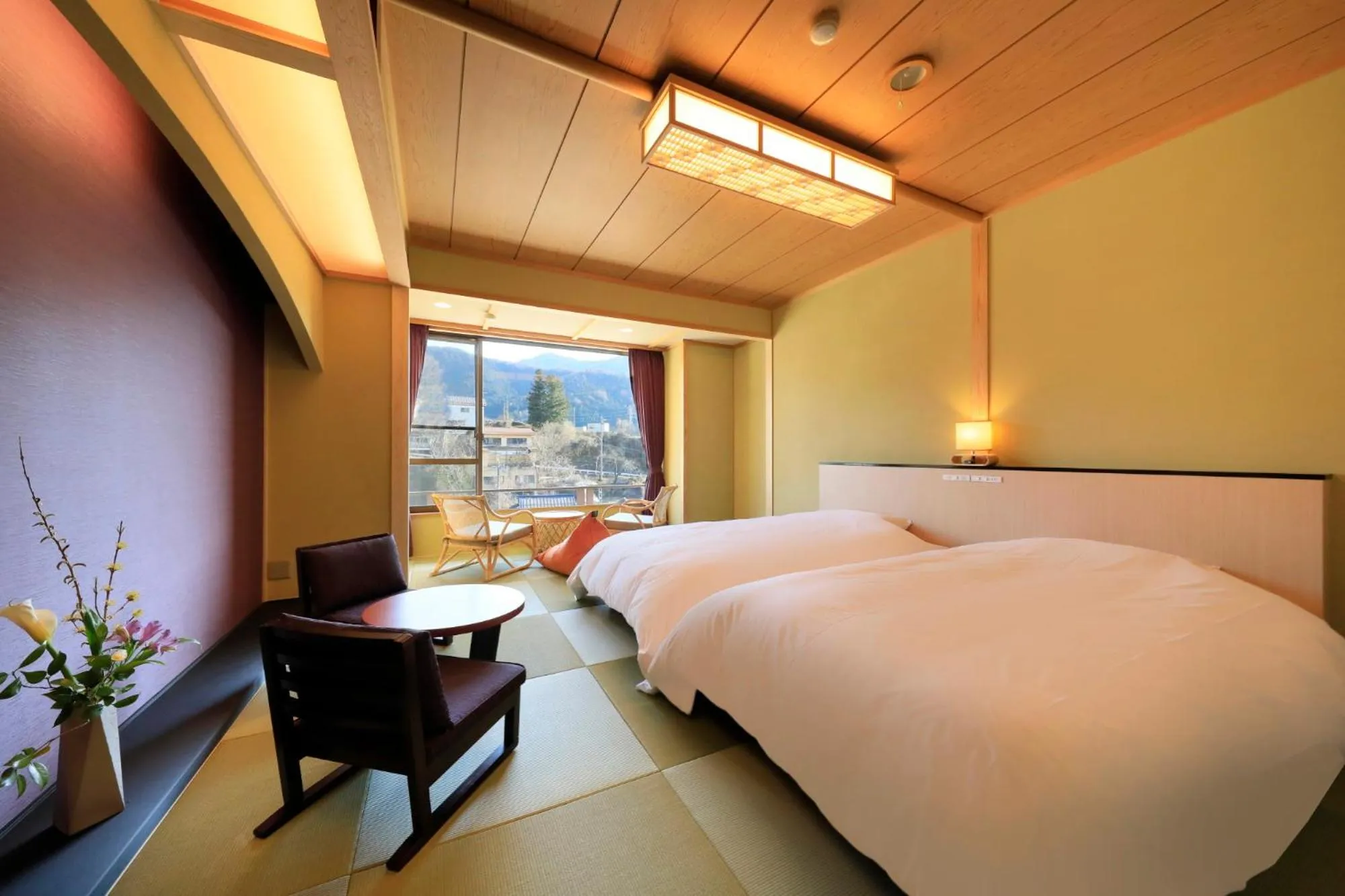 Bed in Wafu-no-Yado MASUYA