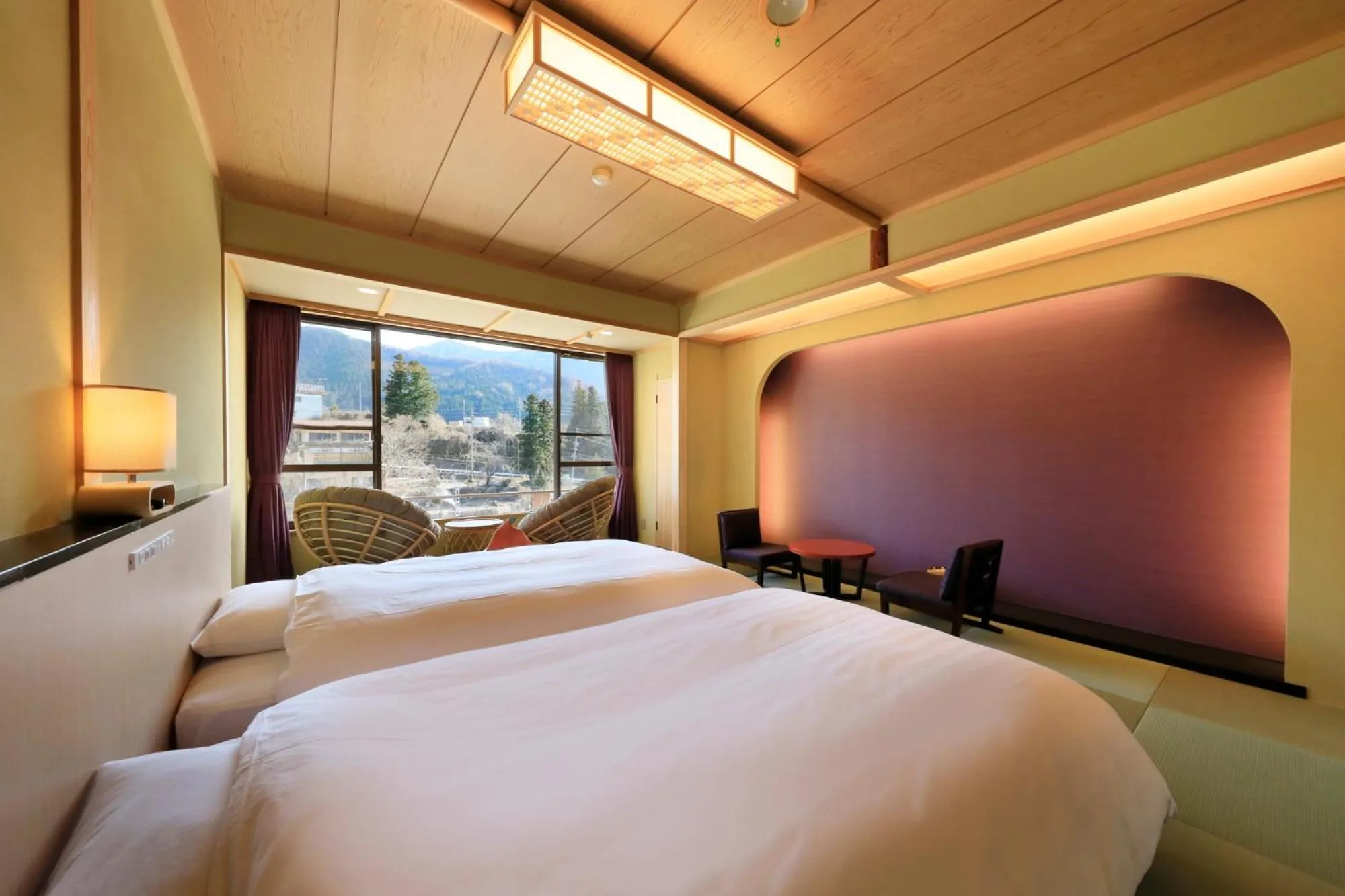 Bed in Wafu-no-Yado MASUYA