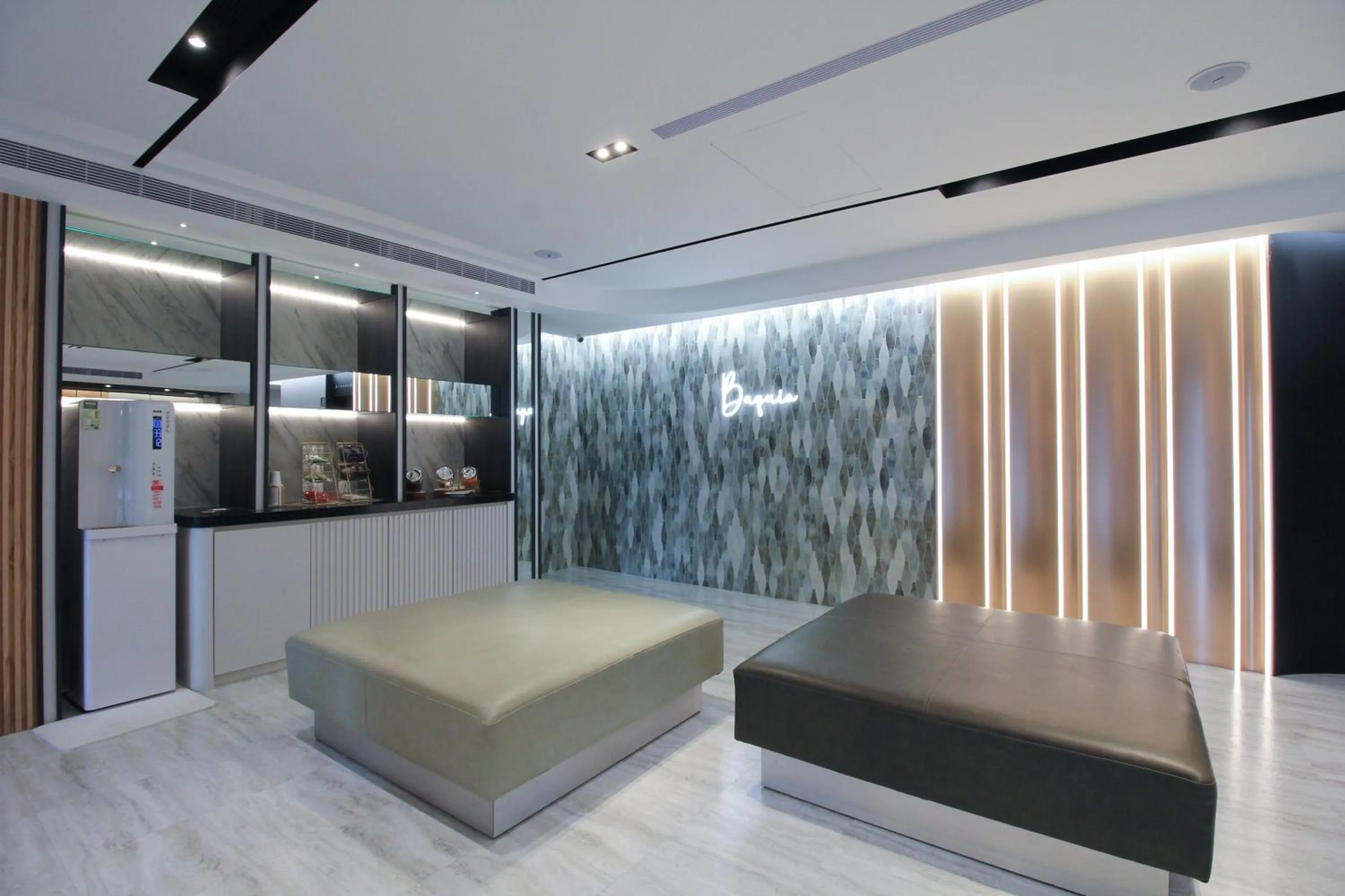 Bed in 台北碧瑤飯店 Hotel B