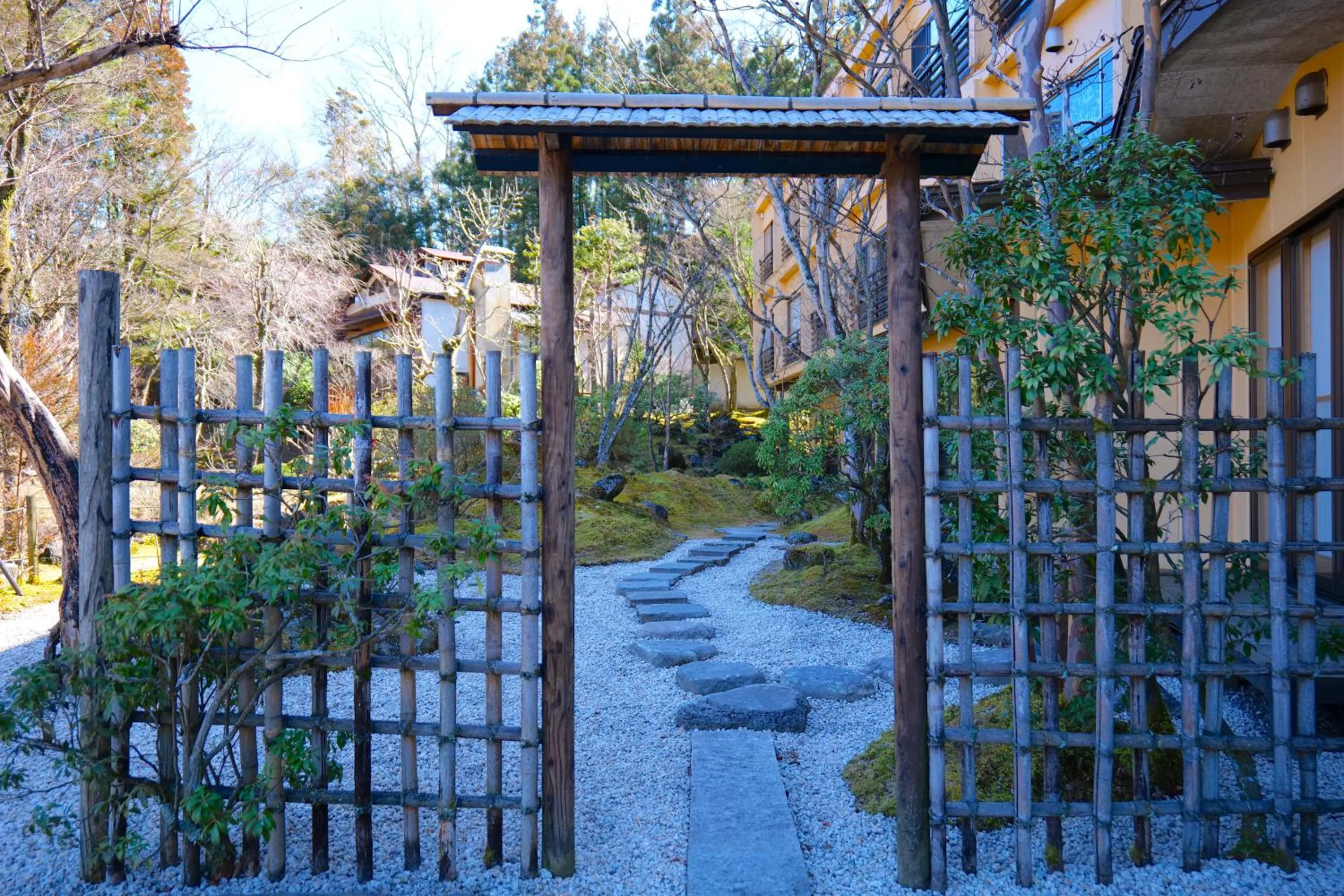 Garden in Nikko Hoshino Yado