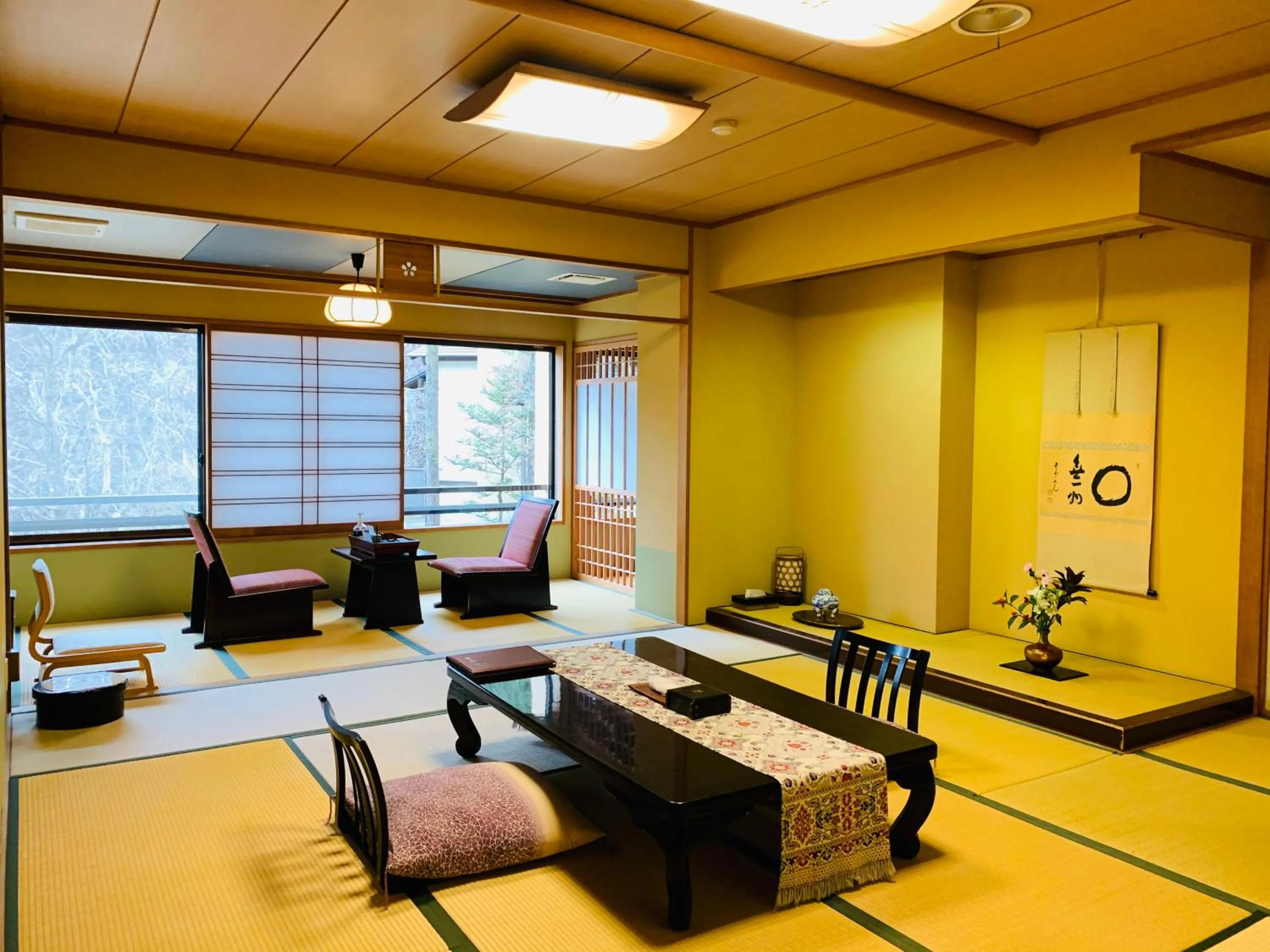 Living room in Nikko Hoshino Yado