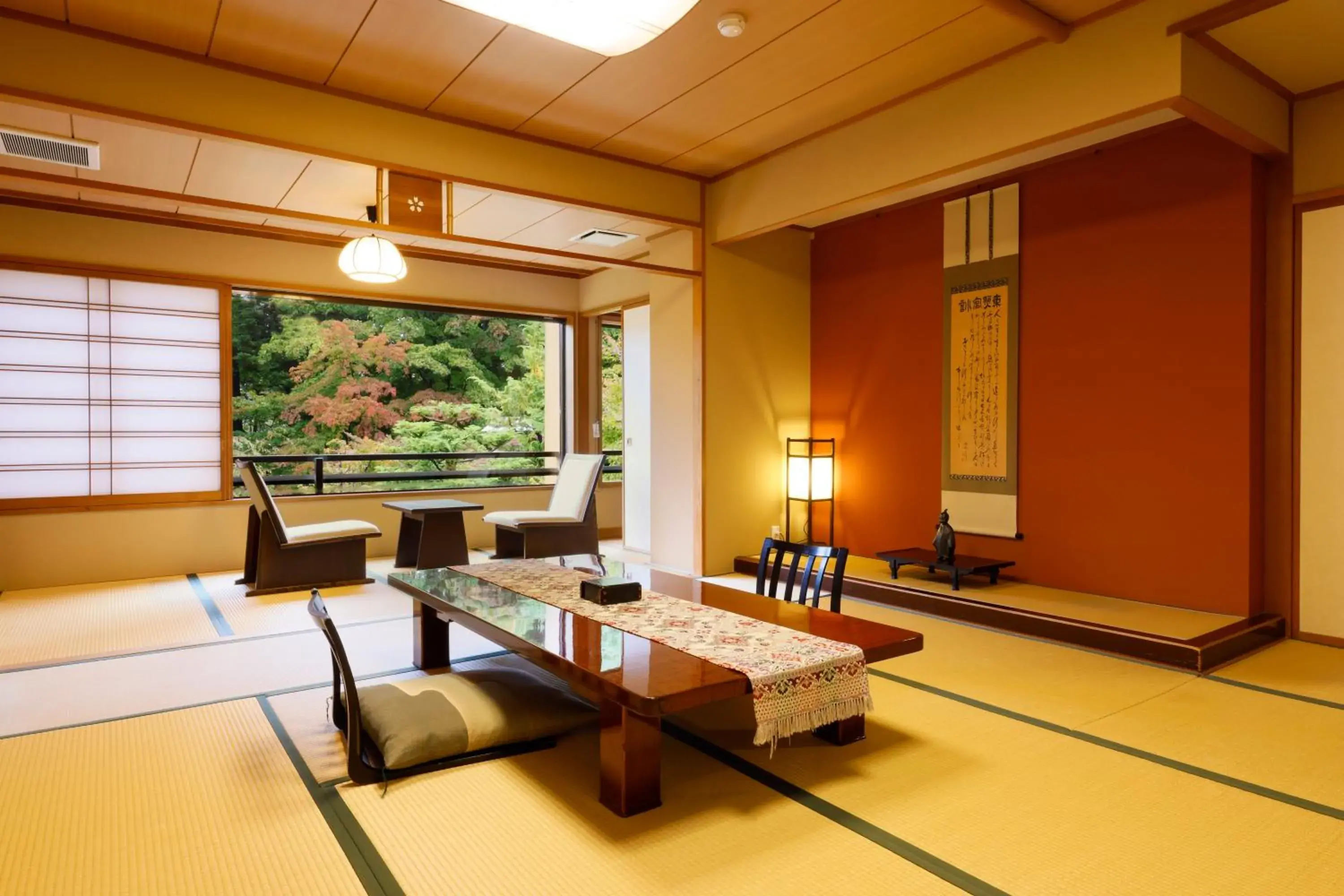Barrier-Free Room Deluxe Double or Twin Room,Private Bathroom,Garden View in Nikko Hoshino Yado Barrier-Free Room Deluxe Double or Twin Room,Private Bathroom,Garden View in Nikko Hoshino Yado