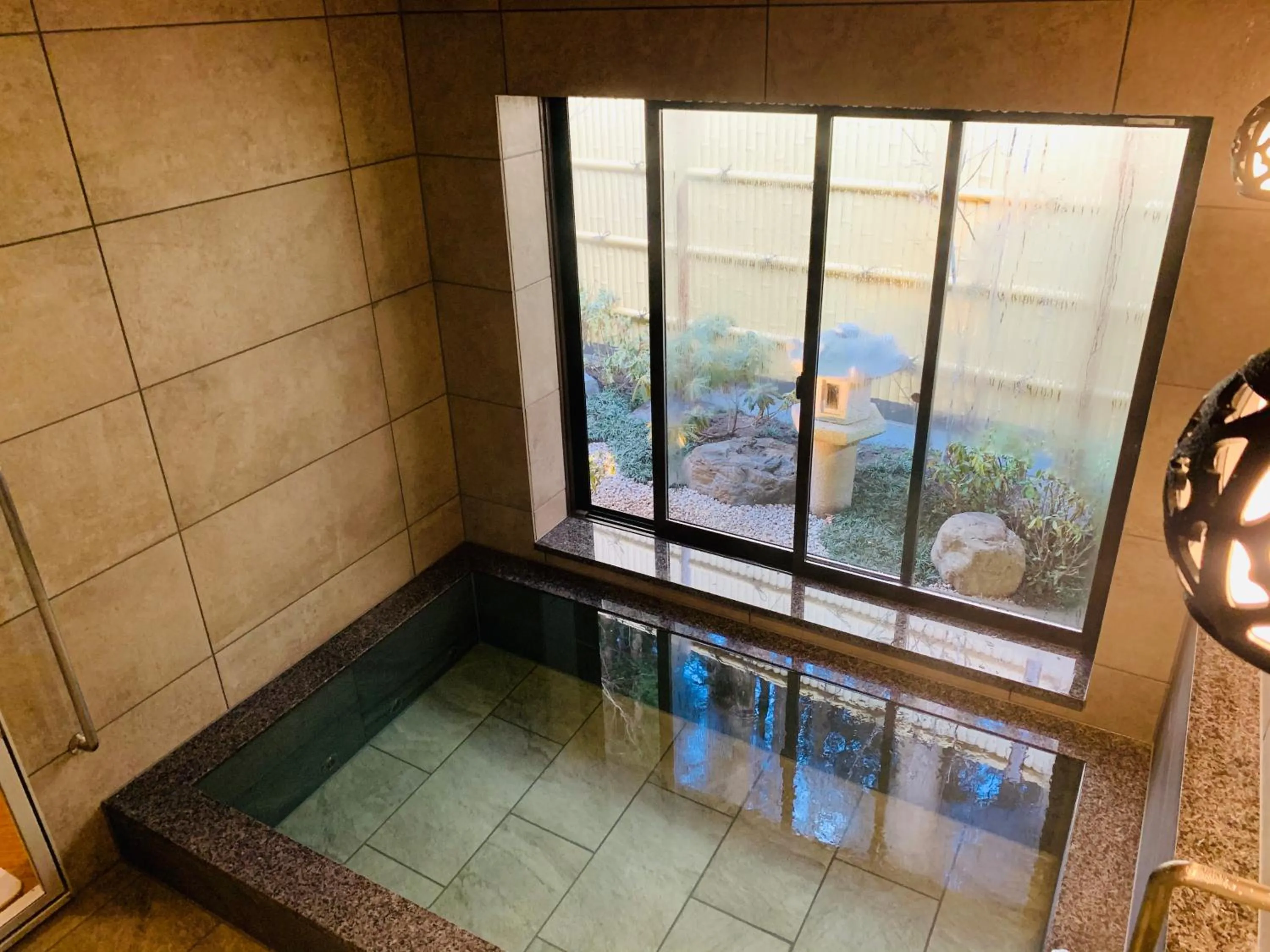 Hot Tub in Nikko Hoshino Yado
