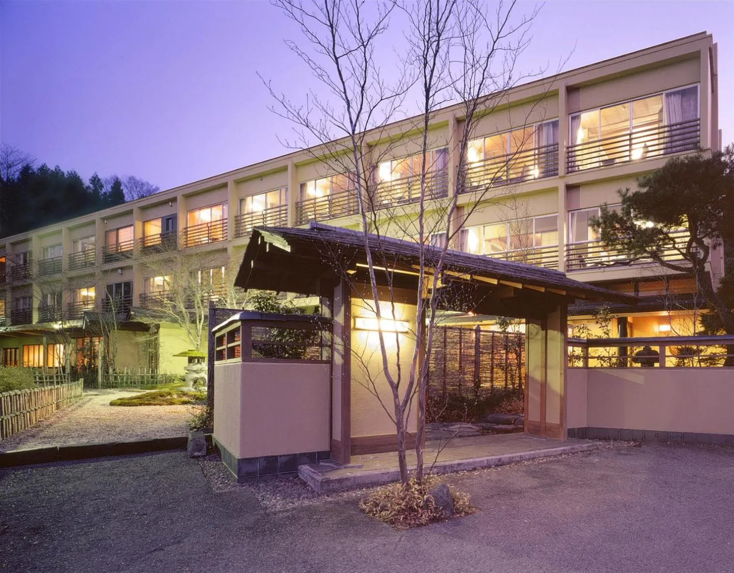 Facade/entrance in Nikko Hoshino Yado