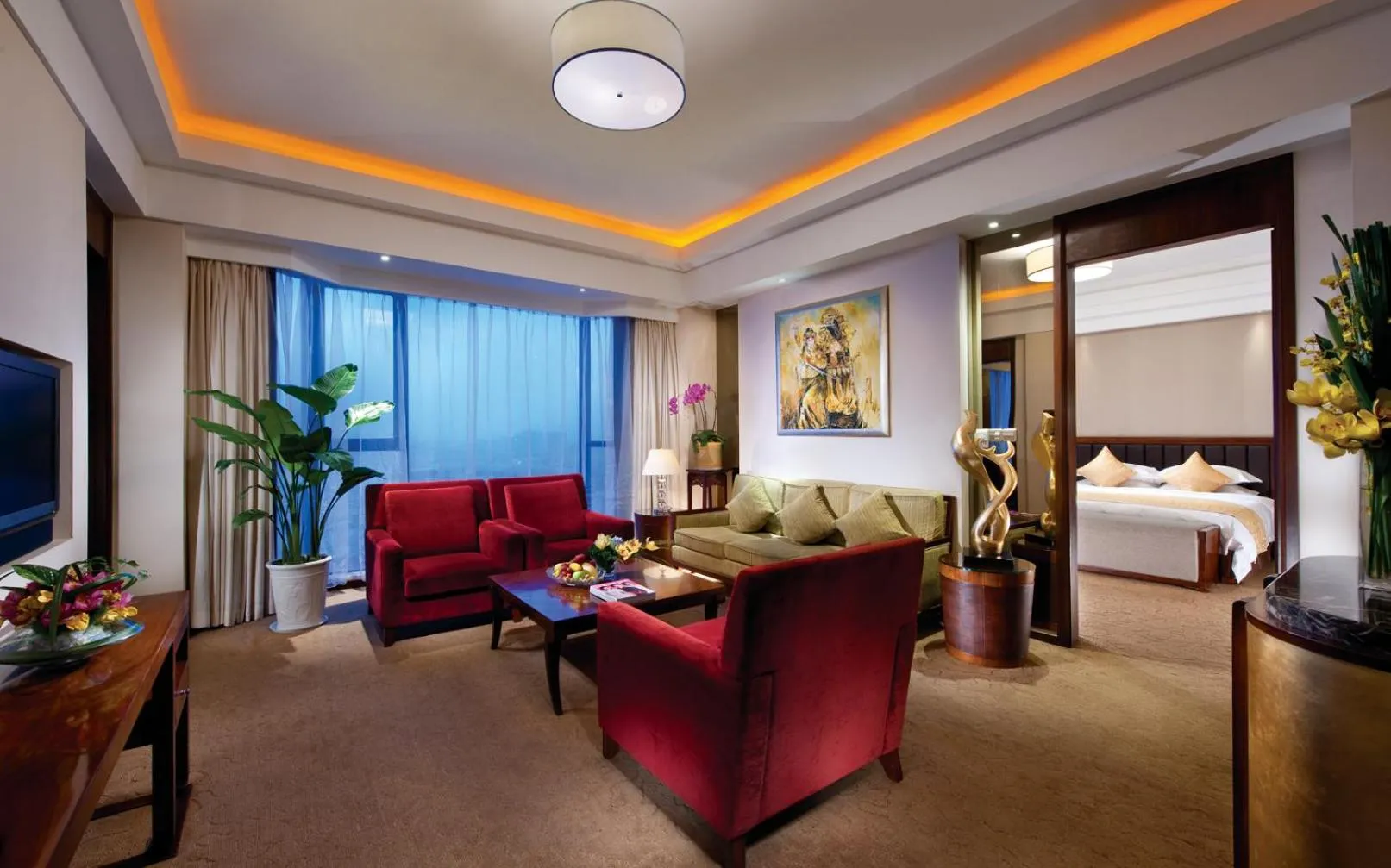 Living room in Yidu Jinling Grand Hotel Yancheng
