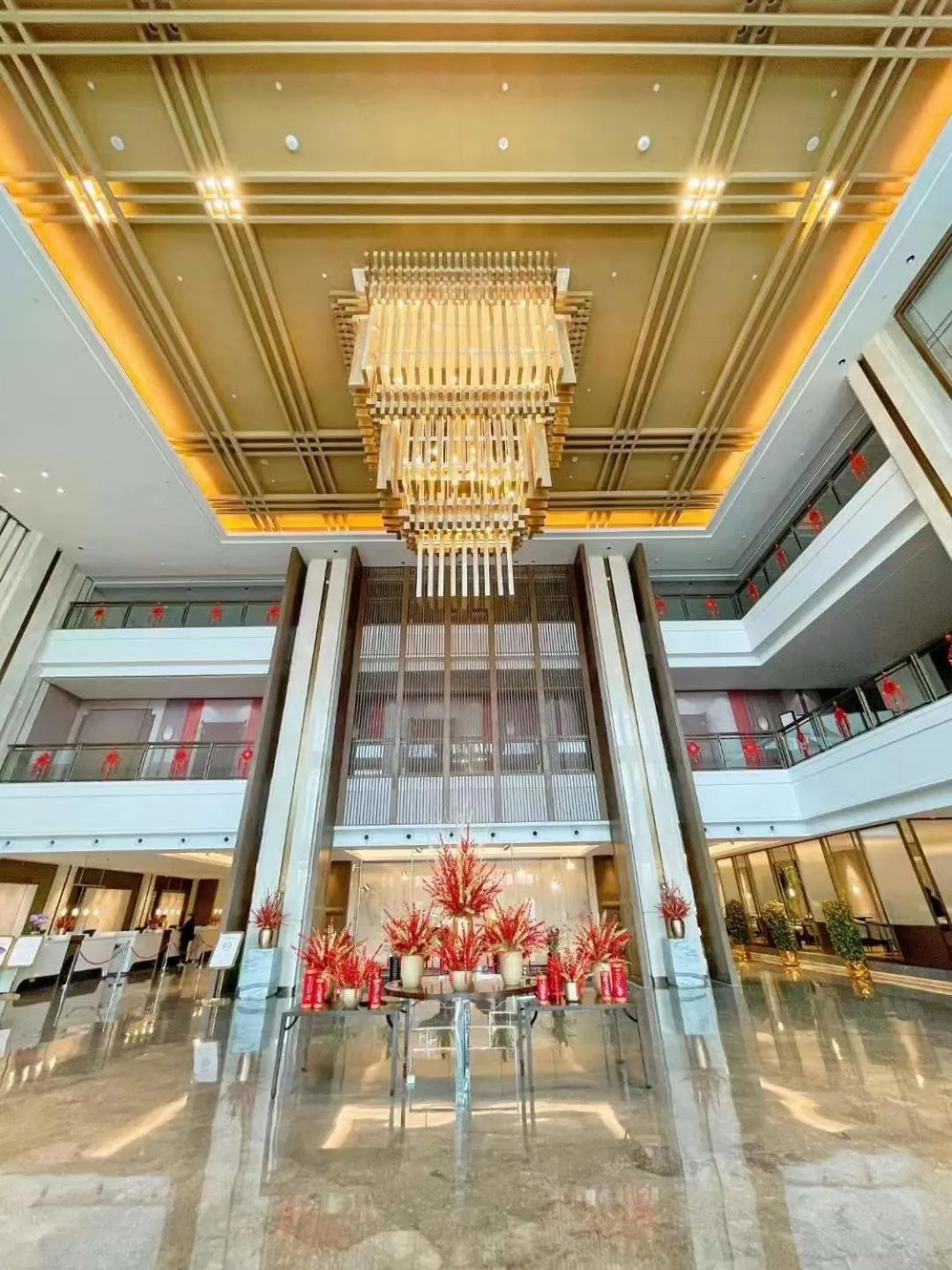 Lobby or reception in Yidu Jinling Grand Hotel Yancheng
