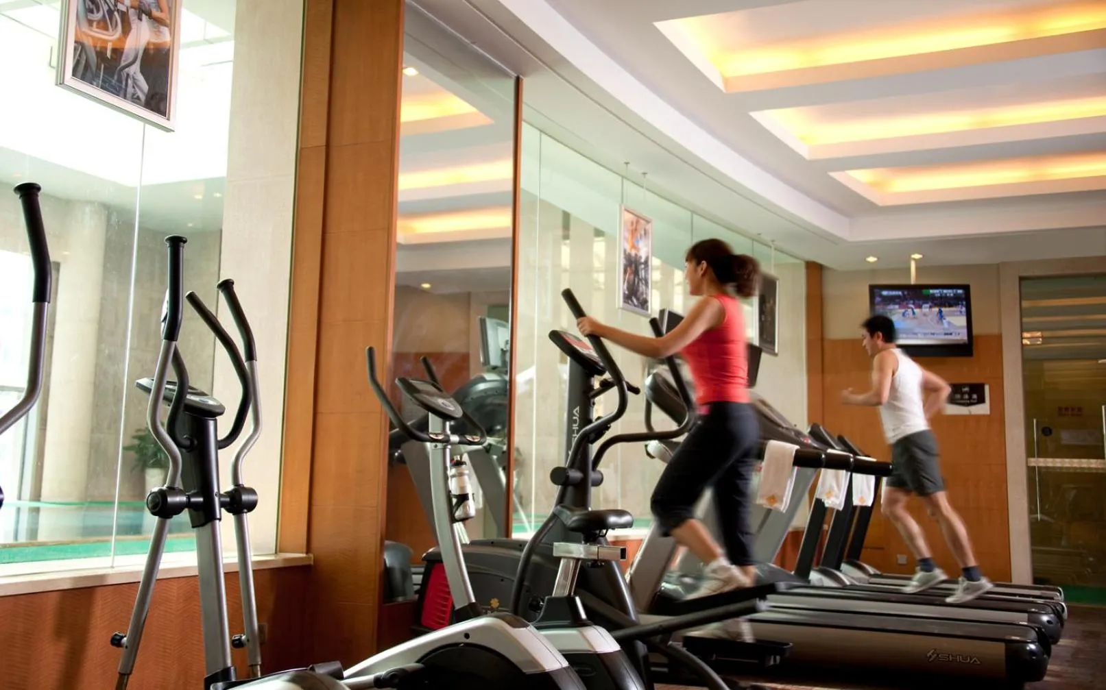 Fitness centre/facilities in Yidu Jinling Grand Hotel Yancheng