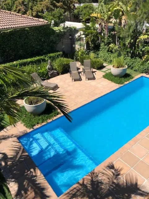 Swimming pool in African Palm Cottage and Guesthouse