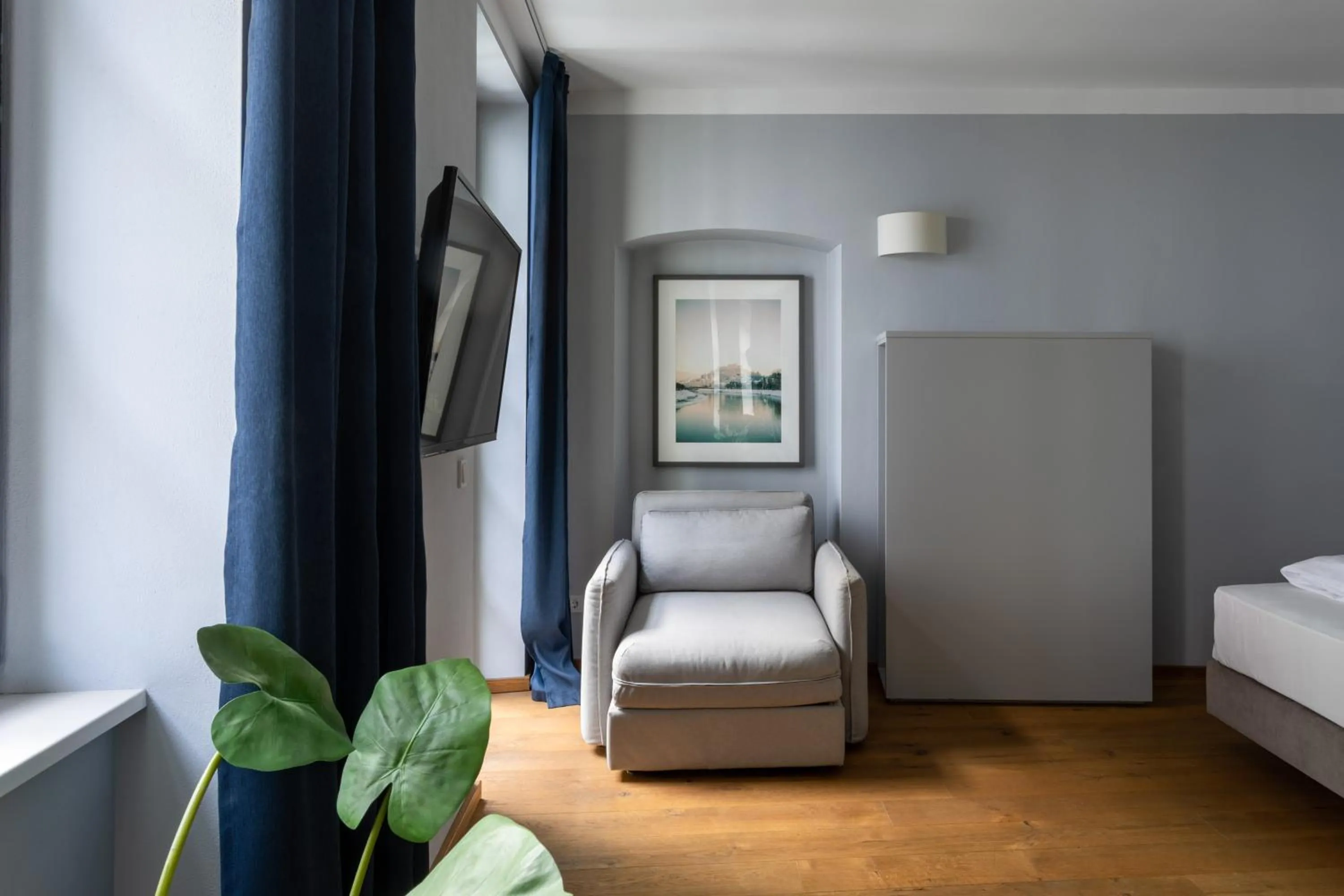 Living room, Bed in Numa Salzburg Nora