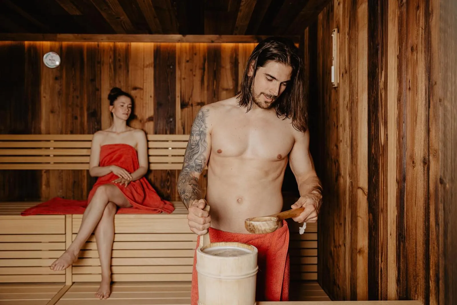 Sauna in Appartement-Pension Kendlbacher