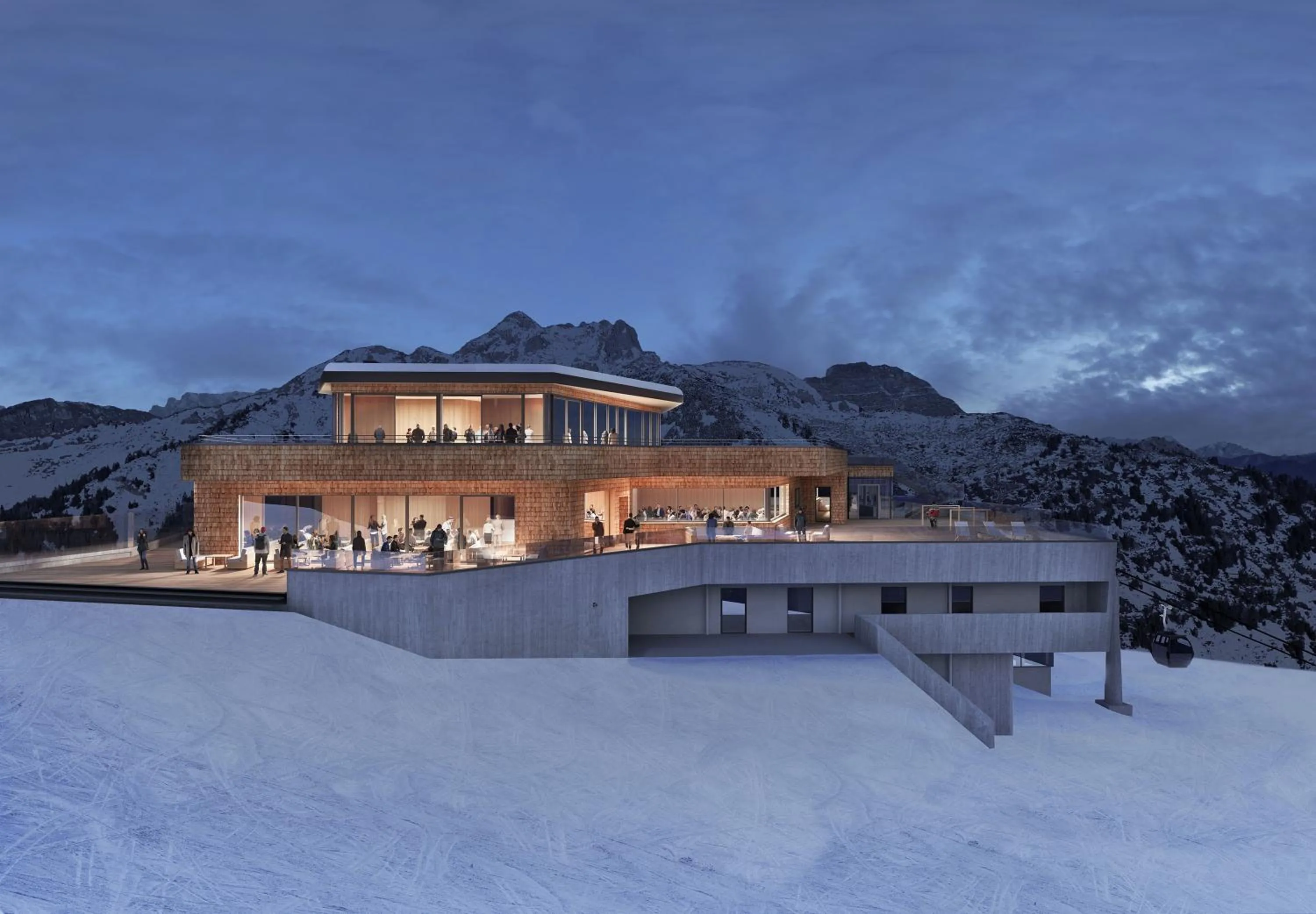 Winter in Appartement-Pension Kendlbacher