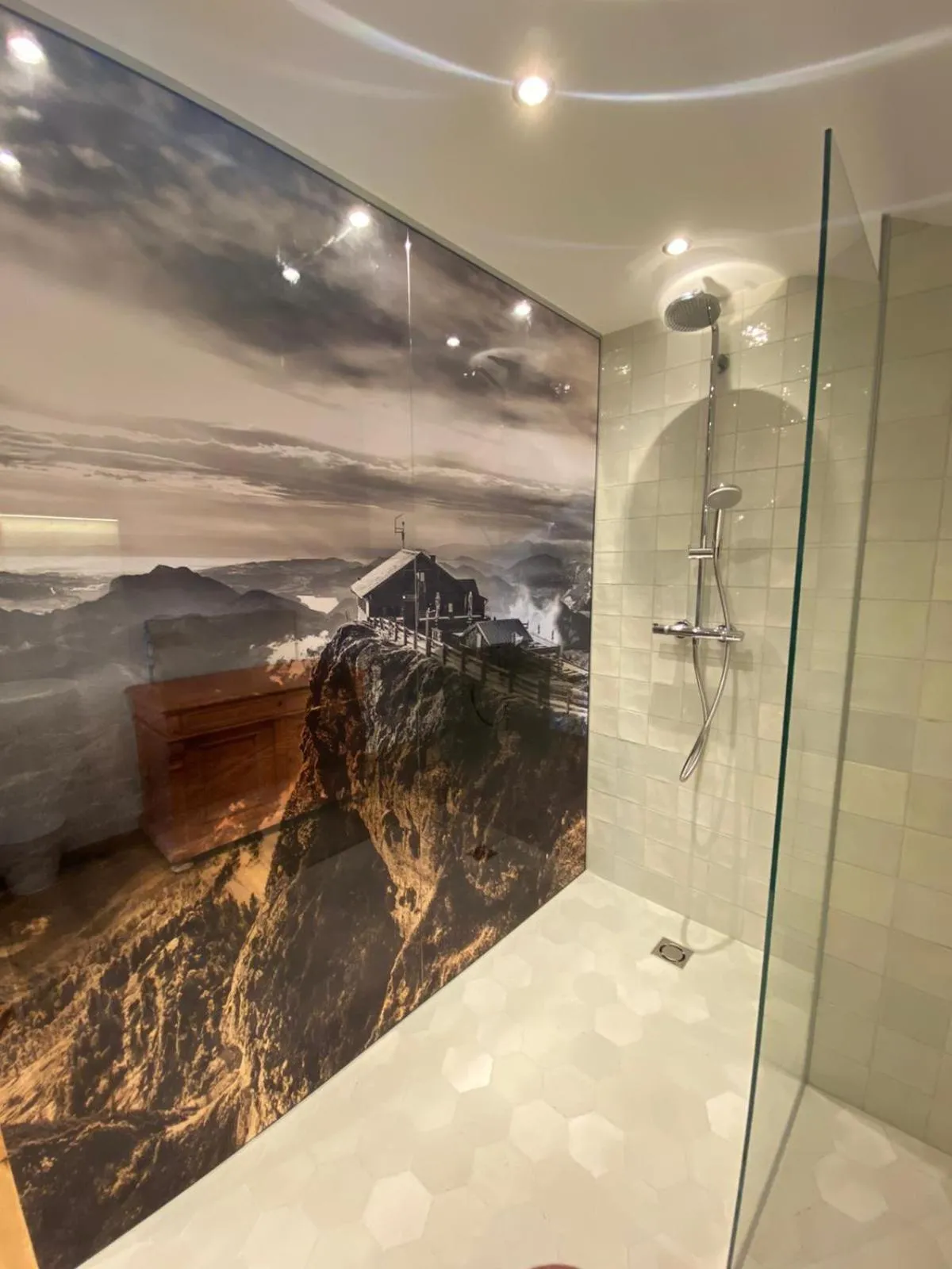 Shower in Schwarzes Rössl