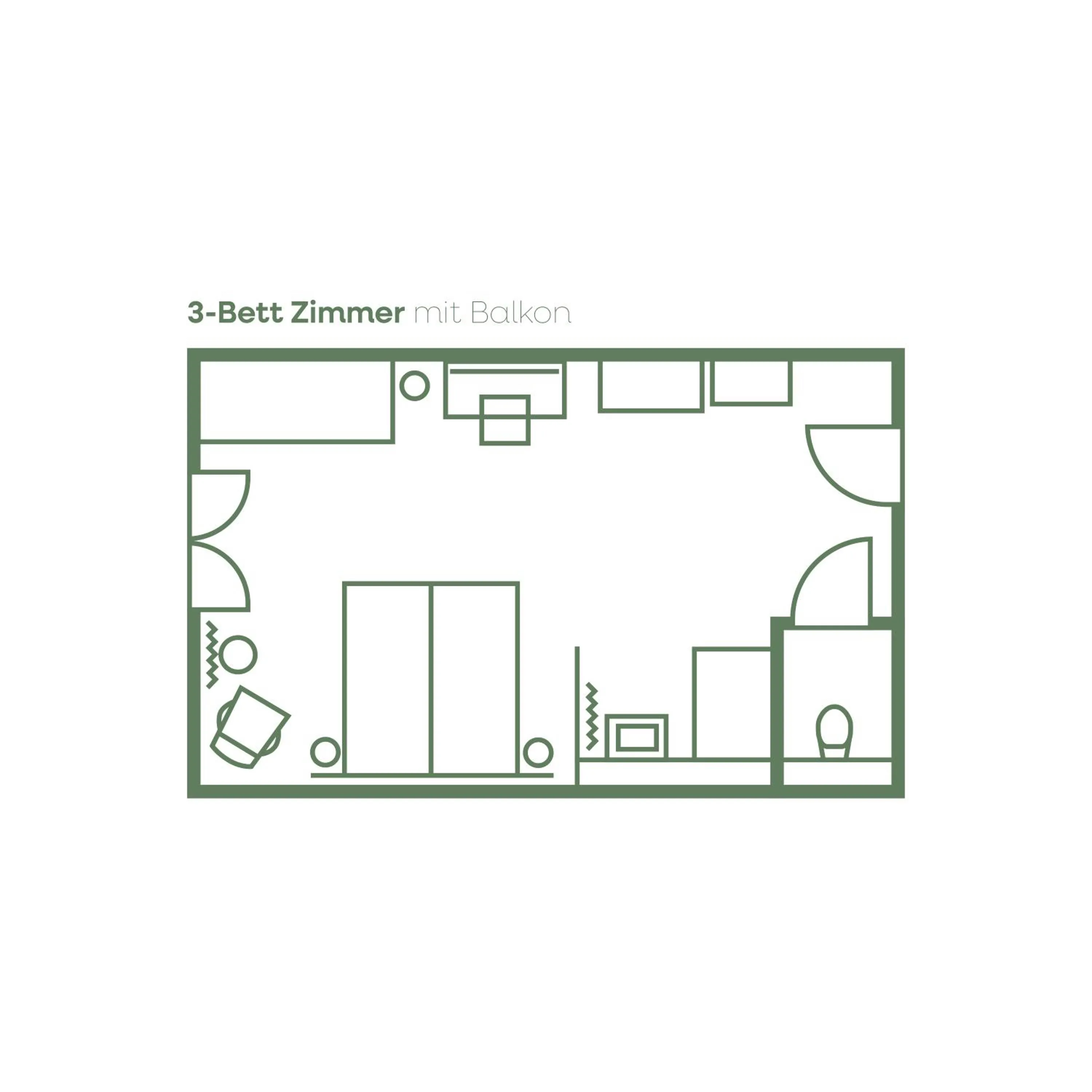 Floor plan in Schwarzes Rössl