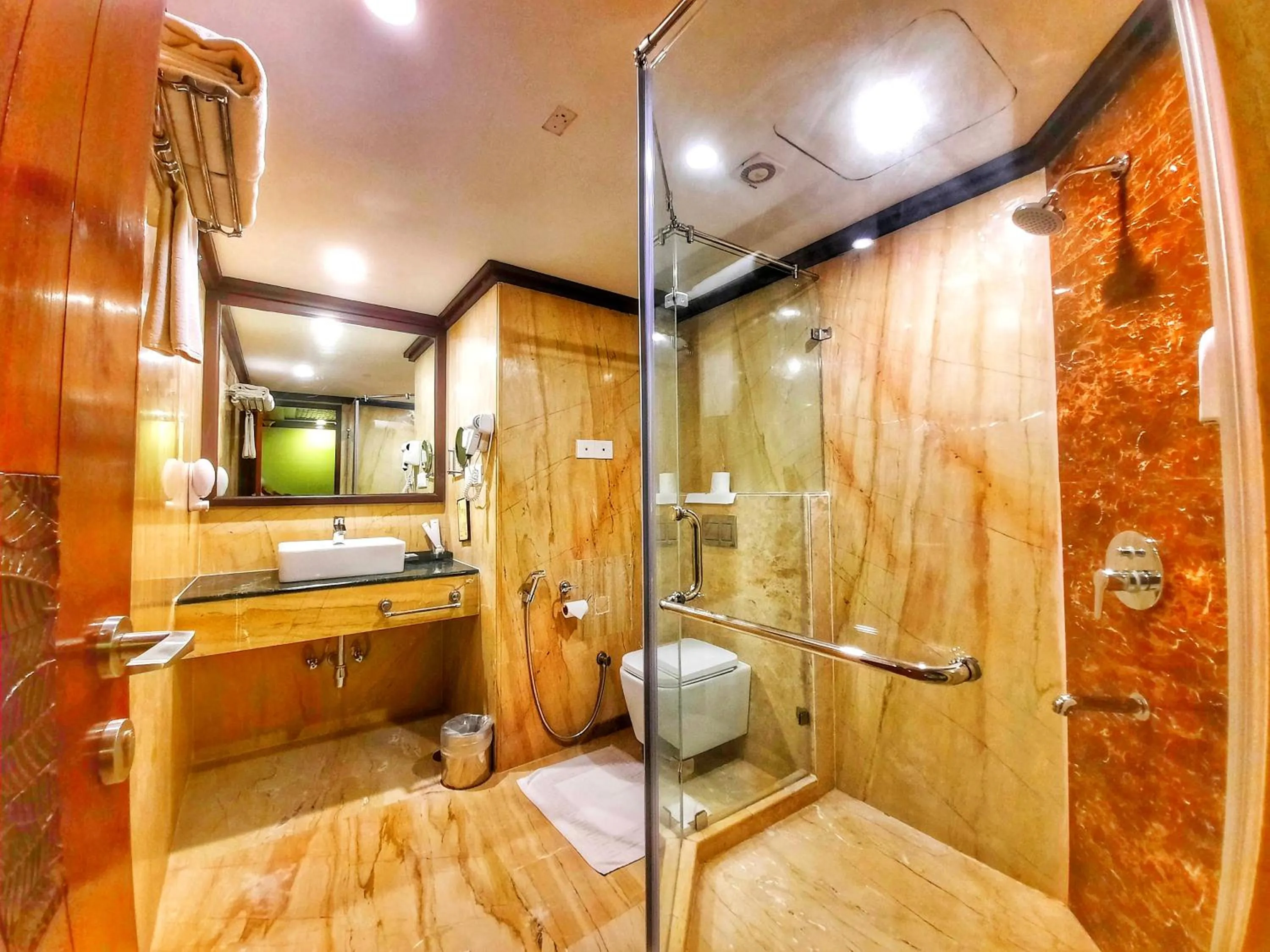 Bathroom in Quality Inn Sabari