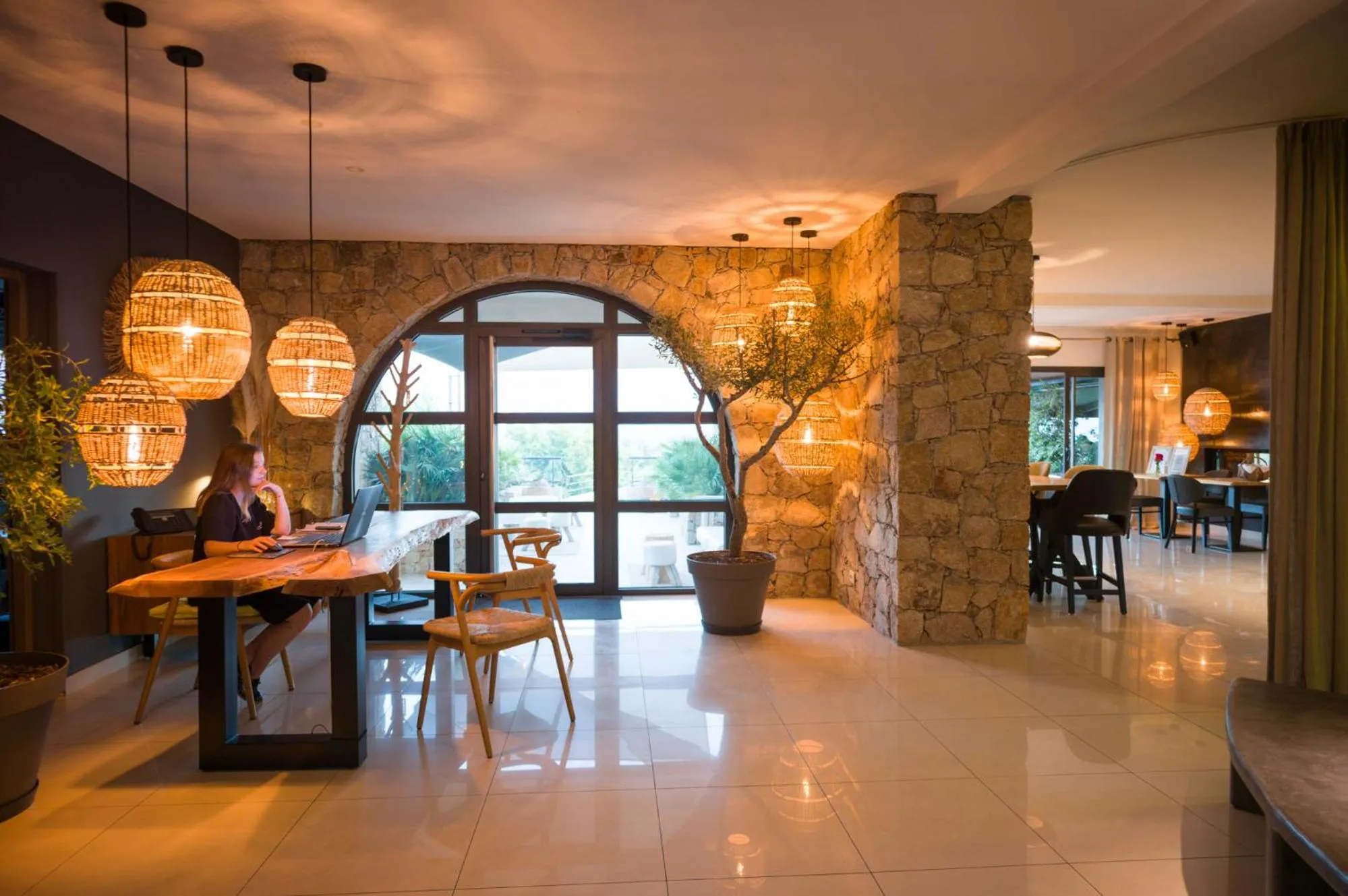 Lobby or reception in Hotel A Piattatella