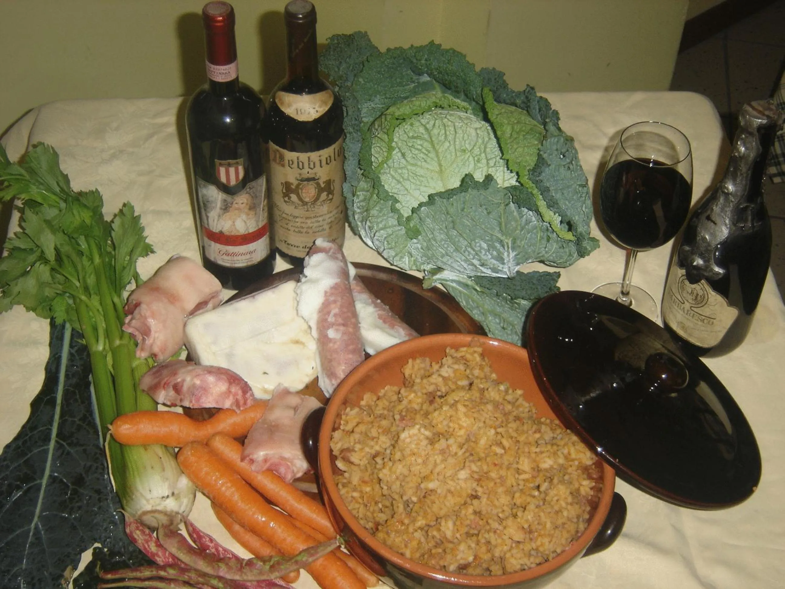 Food in Cavallo Bianco