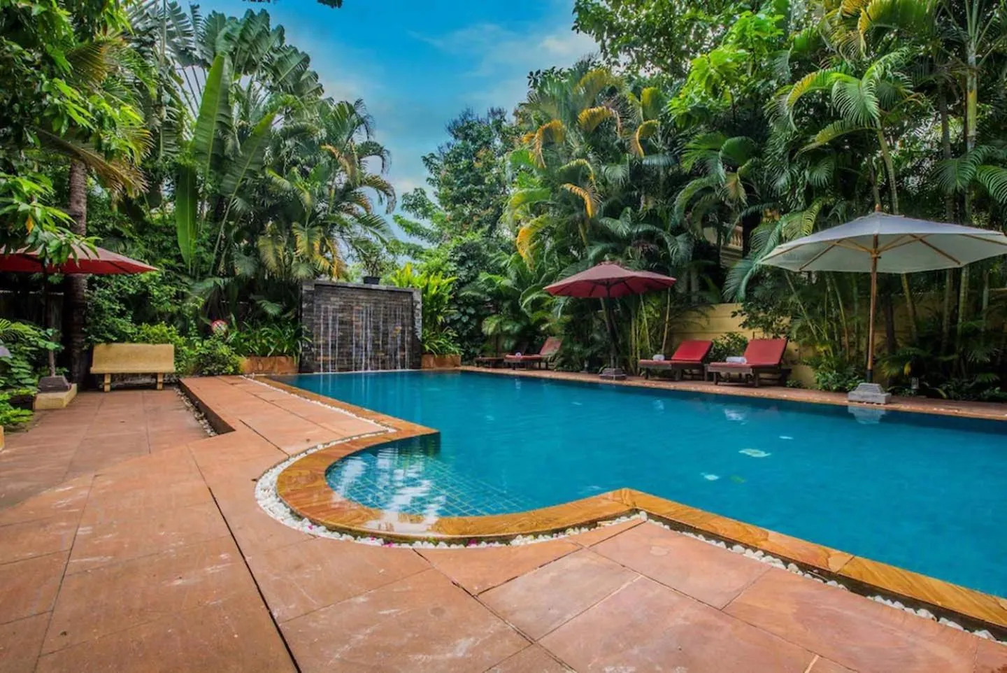 Swimming pool in Marirath Boutique Hotel