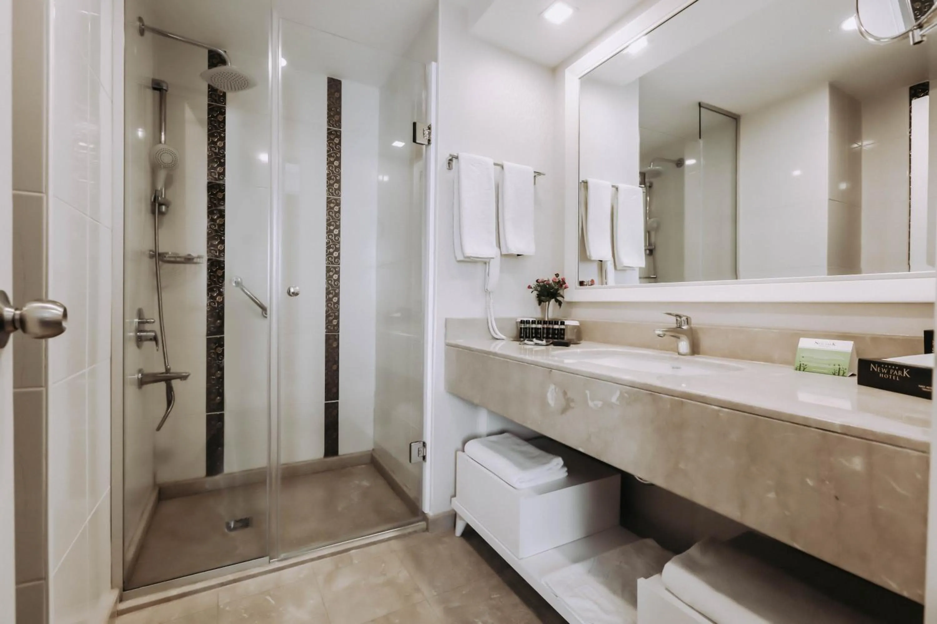 Shower in New Park Hotel