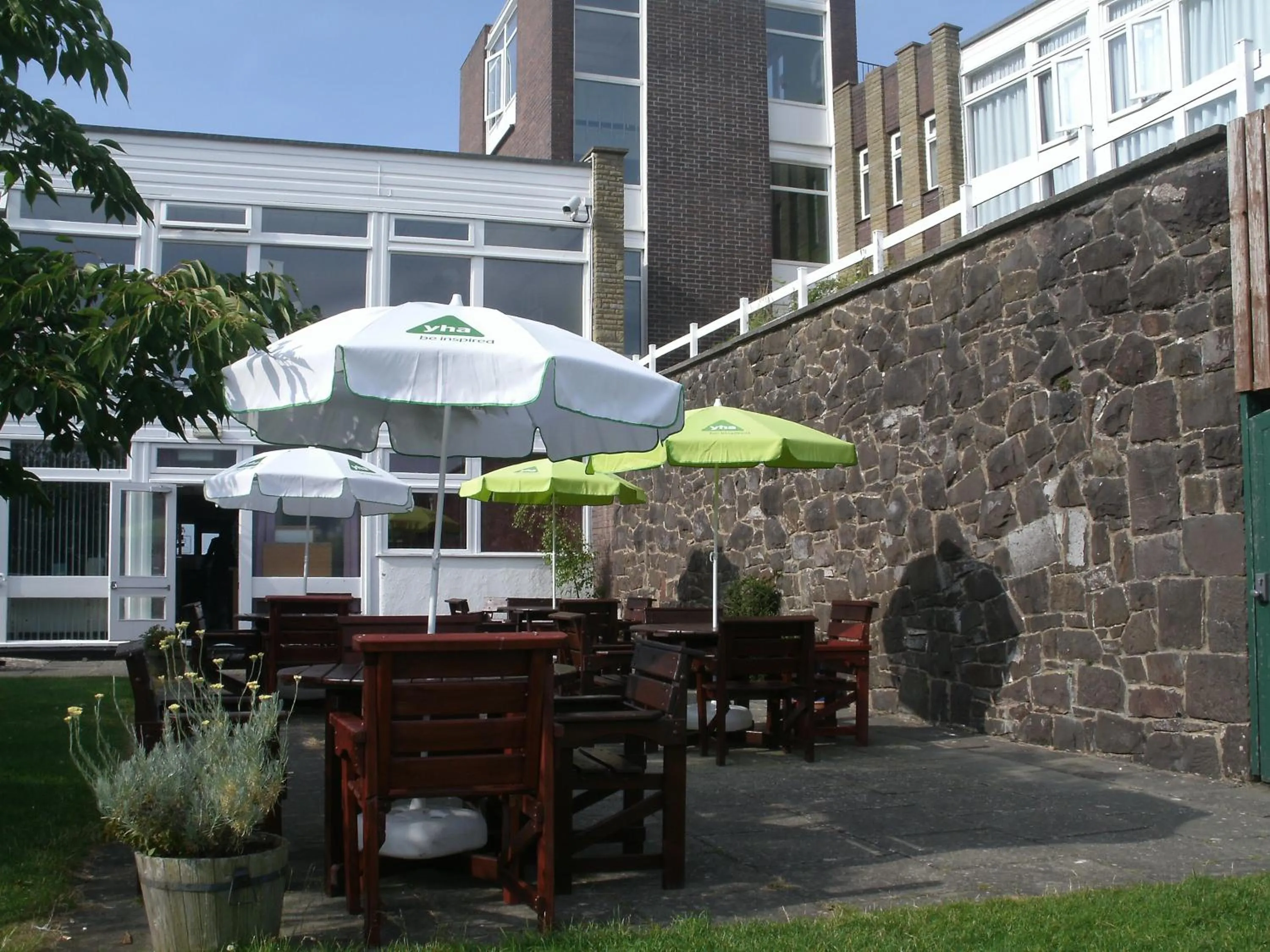 Patio in YHA Conwy
